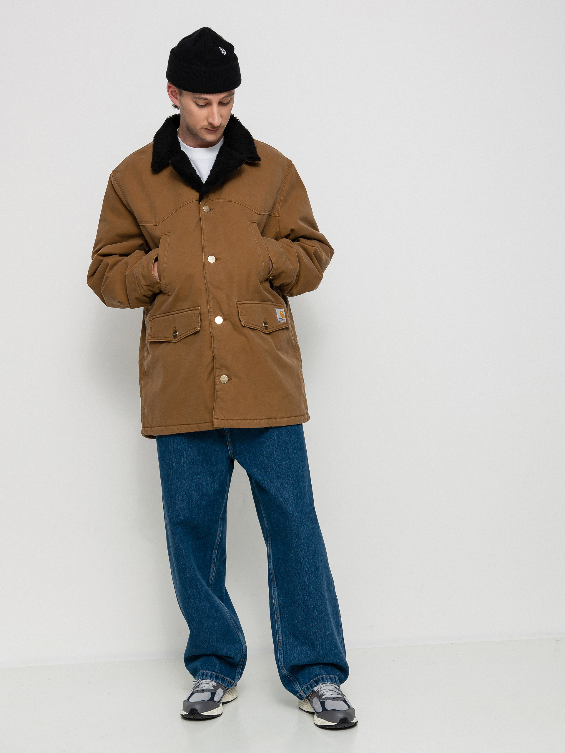 Bunda Carhartt WIP Newman Coat (hamilton brown)