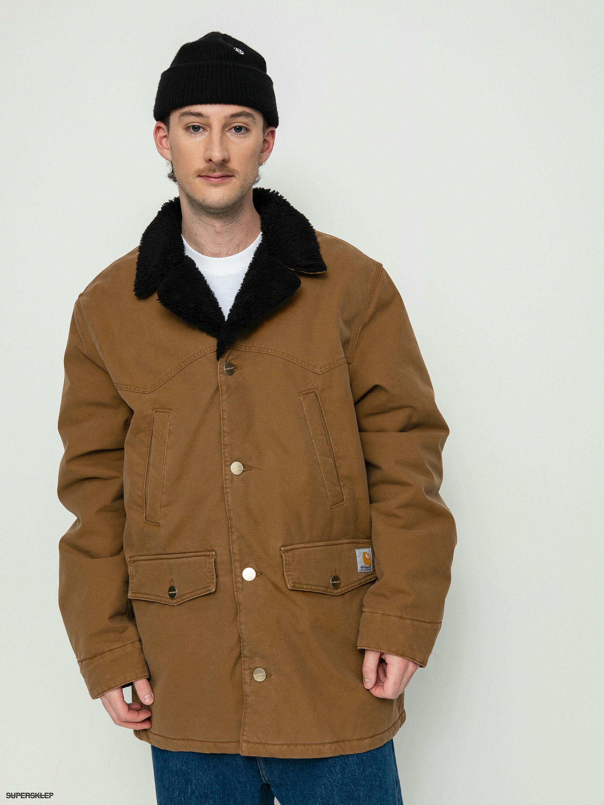 Bunda Carhartt WIP Newman Coat (hamilton brown)