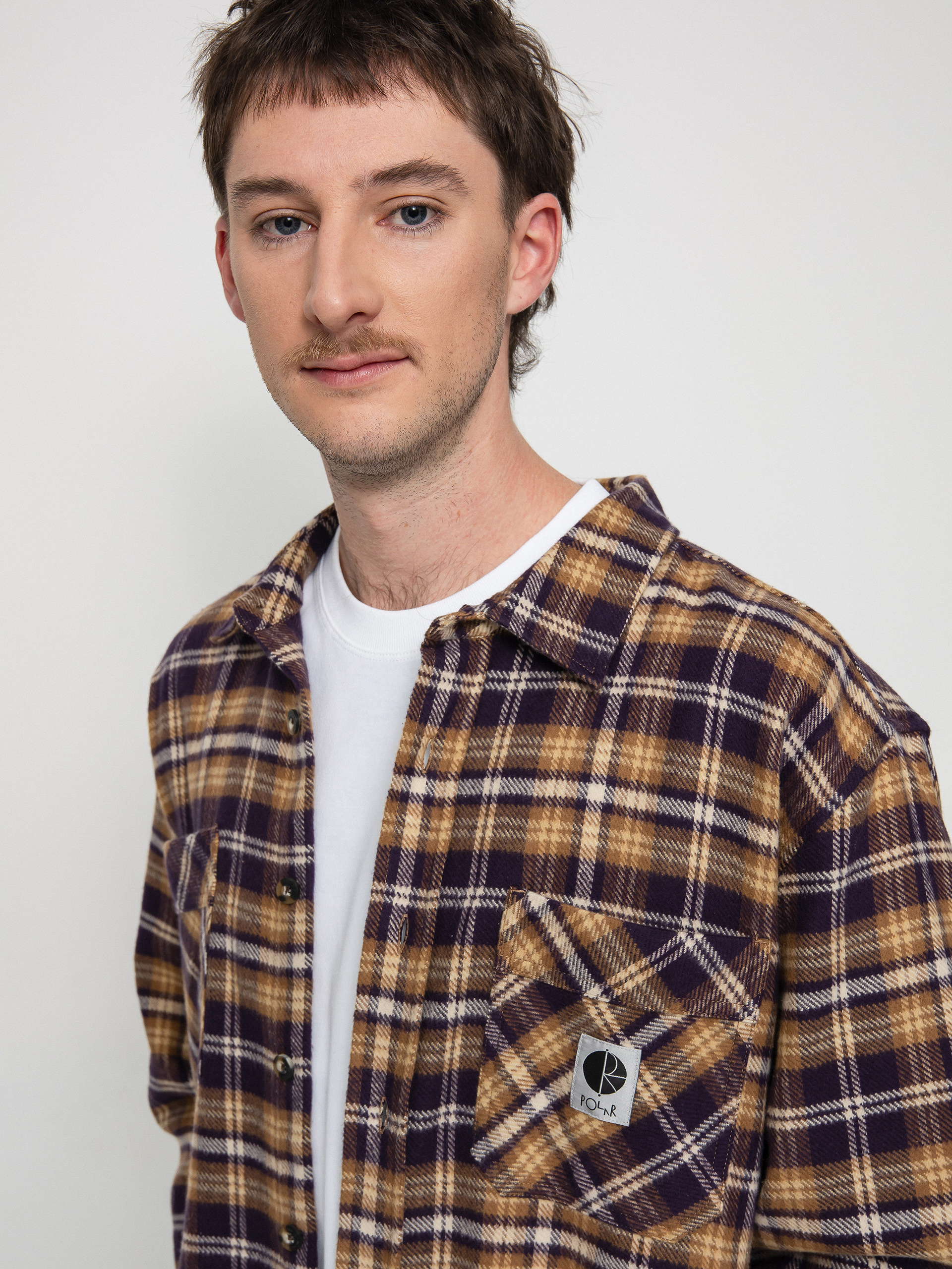 Košile Polar Skate Flannel (plum)