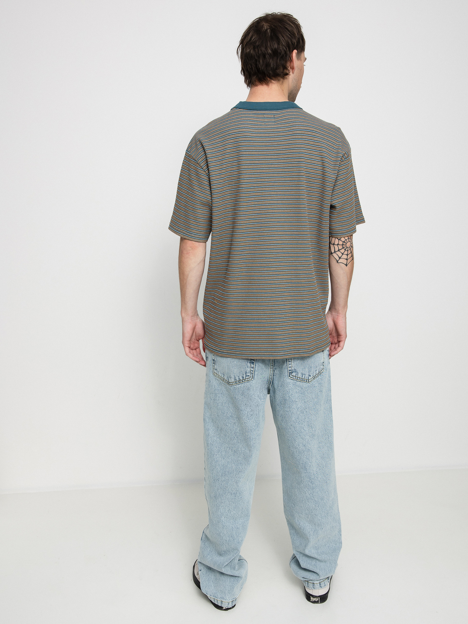 Tričko Polar Skate Stripe Shin (teal)