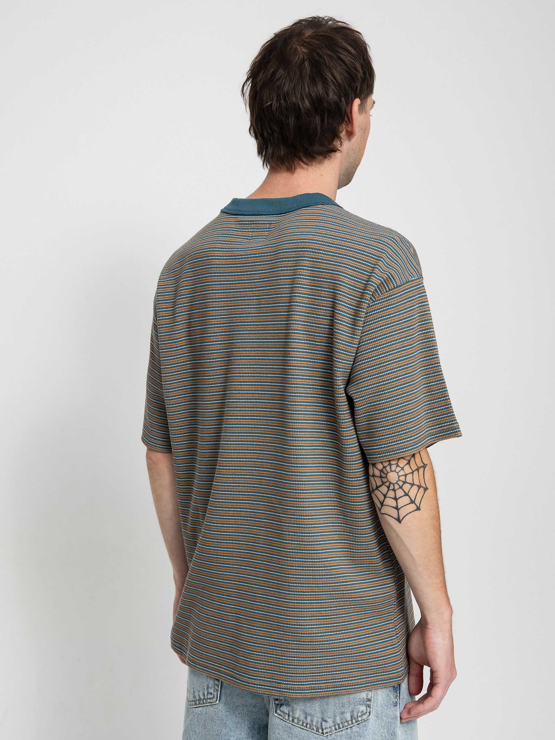 Tričko Polar Skate Stripe Shin (teal)