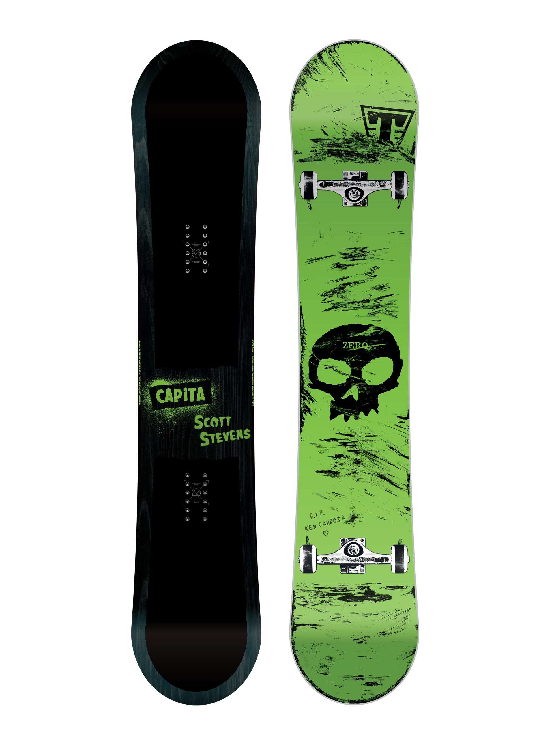 Pánská Snowboard Capita X Zero 10Y Scott Stevens Pro (green)