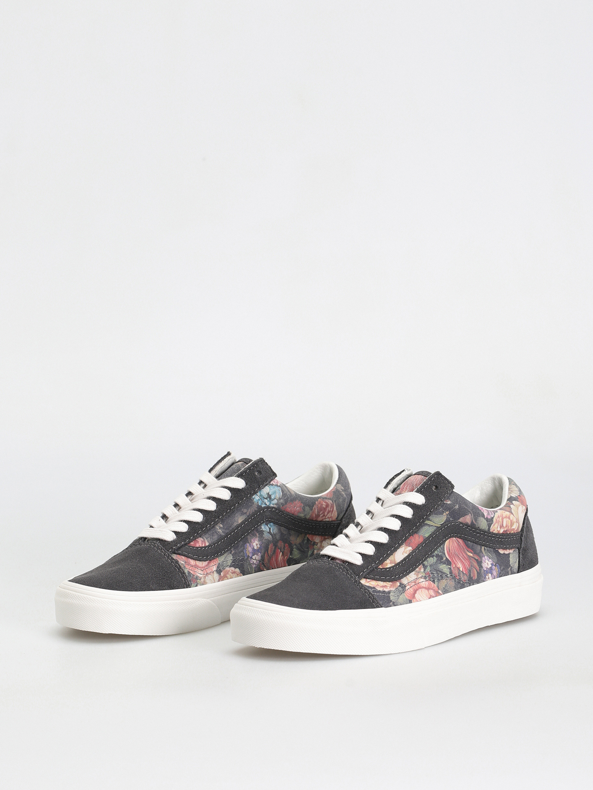 Boty Vans Old Skool (moody floral grey/white)