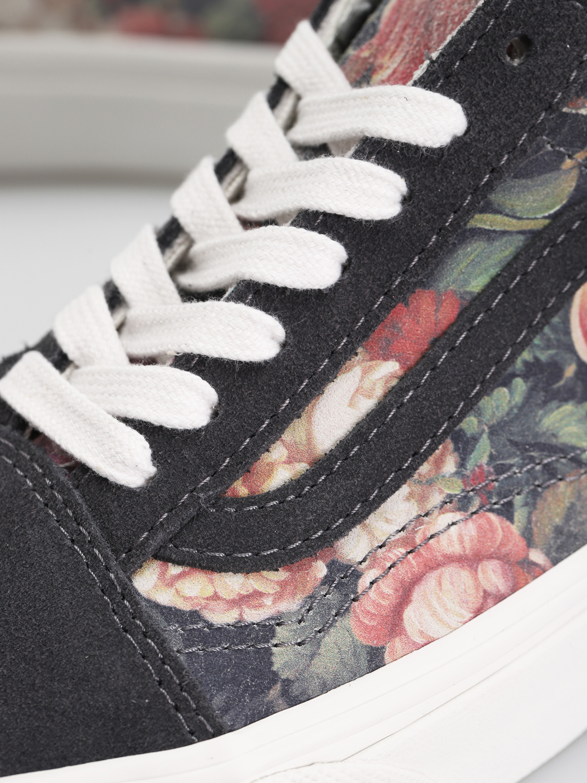 Boty Vans Old Skool (moody floral grey/white)