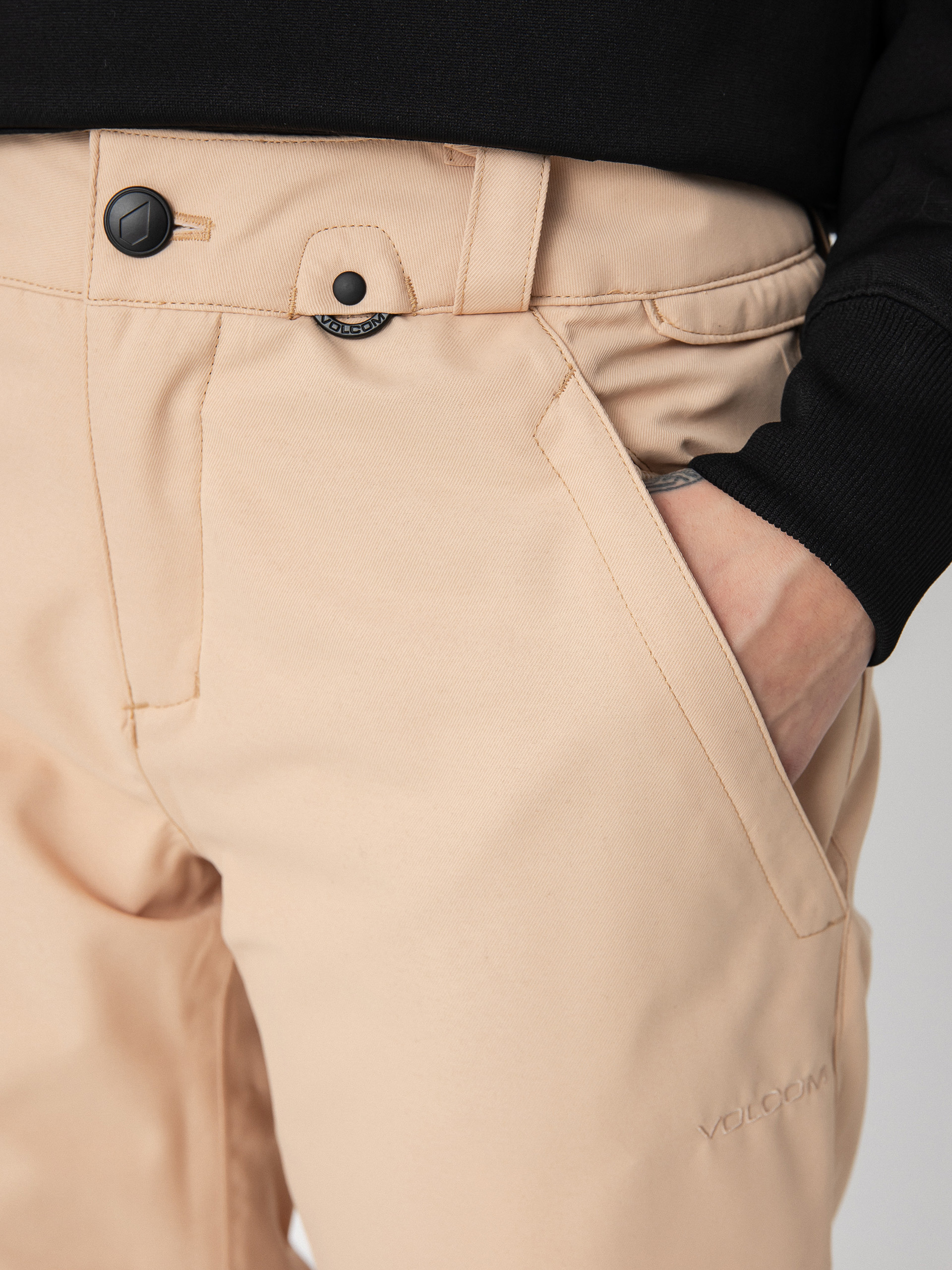 Dámské Snowboardové kalhoty  Volcom Frochickie Ins (sand)