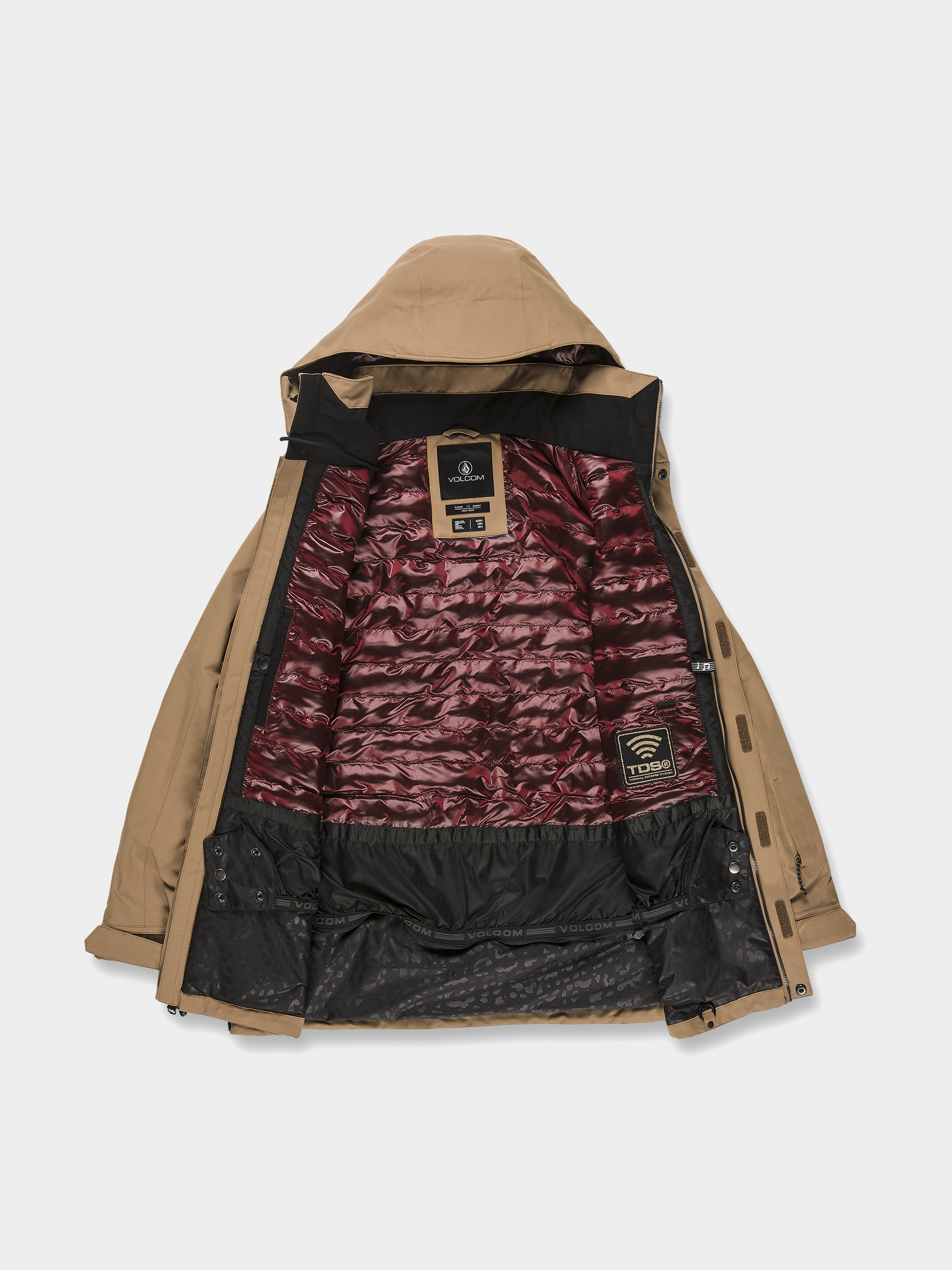 Dámská Snowboardová bunda Volcom Paxson 2L Tds Inf Parka (caramel)