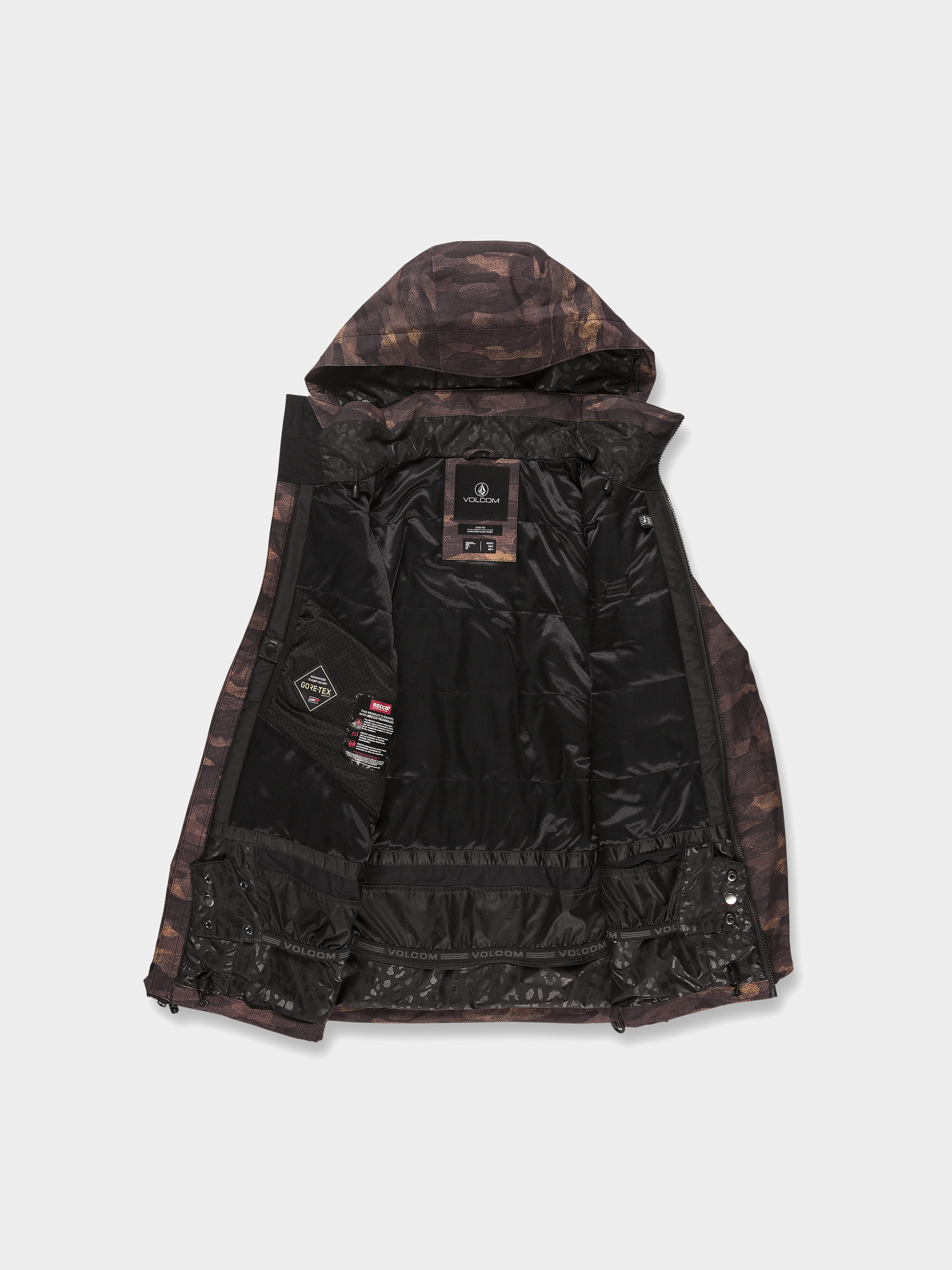 Dámská Snowboardová bunda Volcom 3D Stretch Gore (dusk camo)