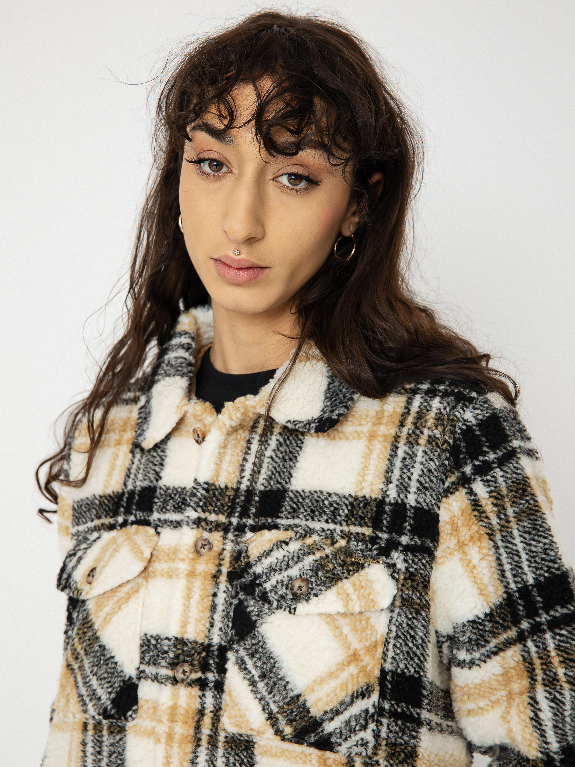 Bunda Volcom Silent Sherpa Wmn (hazelnut)