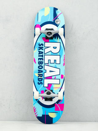 Skateboard Real Outrun Oval (blue/multi)