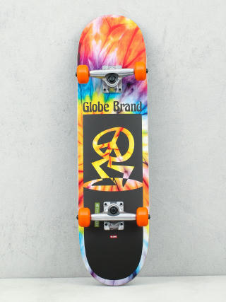 Skateboard Globe Peace Man Mid (spiral dye/black)