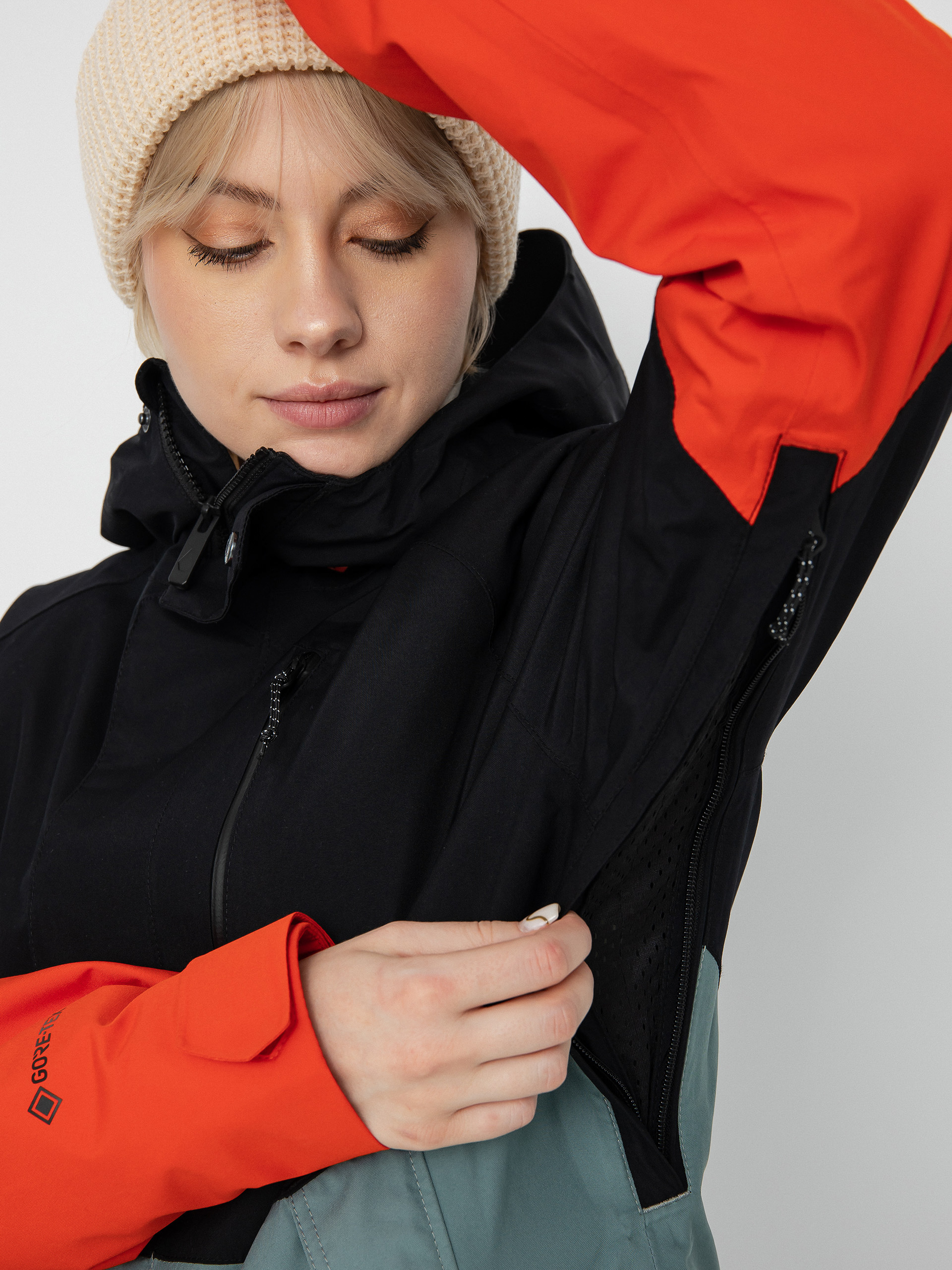 Dámská Snowboardová bunda Volcom Aris Ins Gore (green ash)