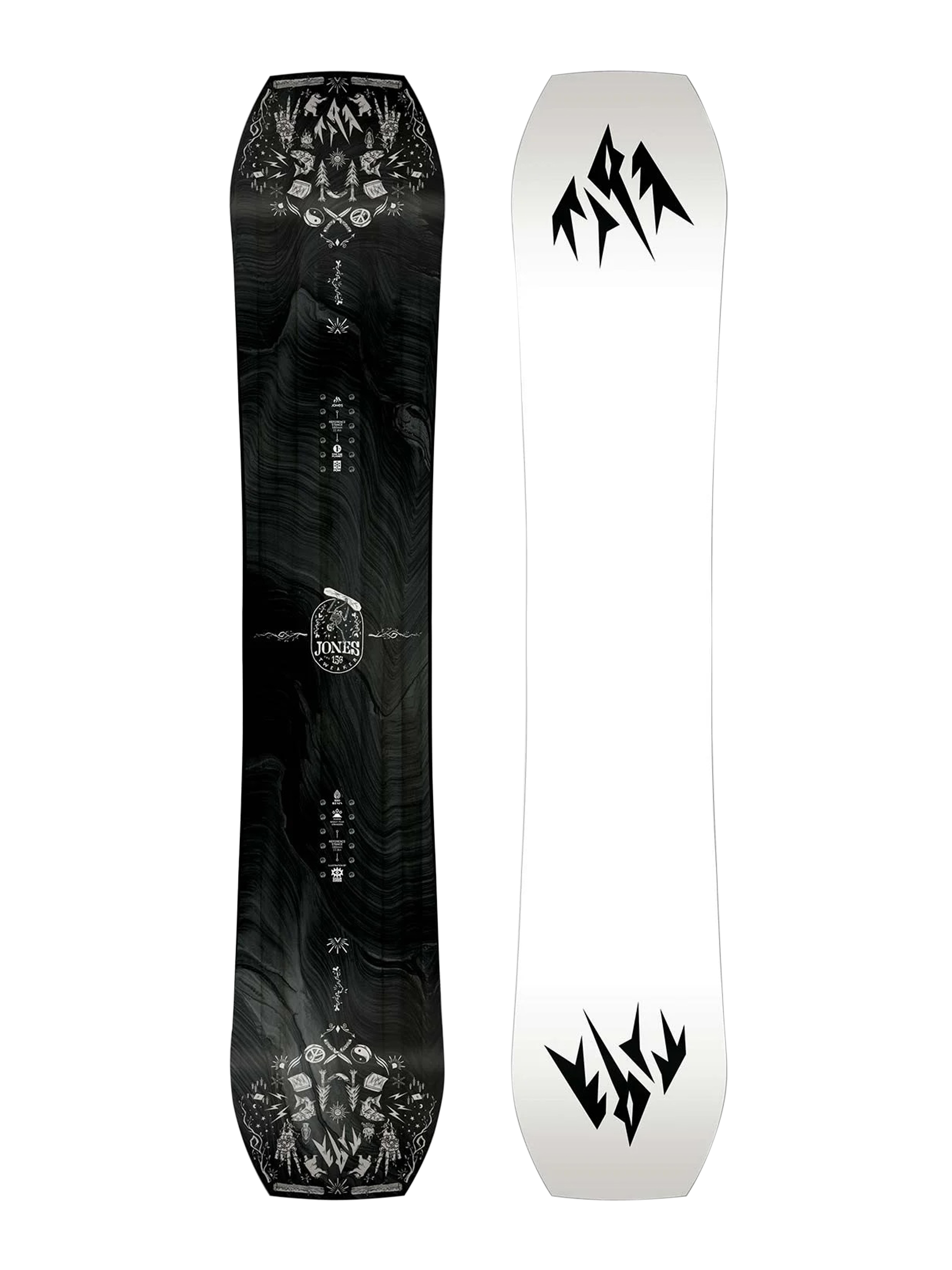 Pánská Snowboard Jones Snowboards Tweaker (white/black)