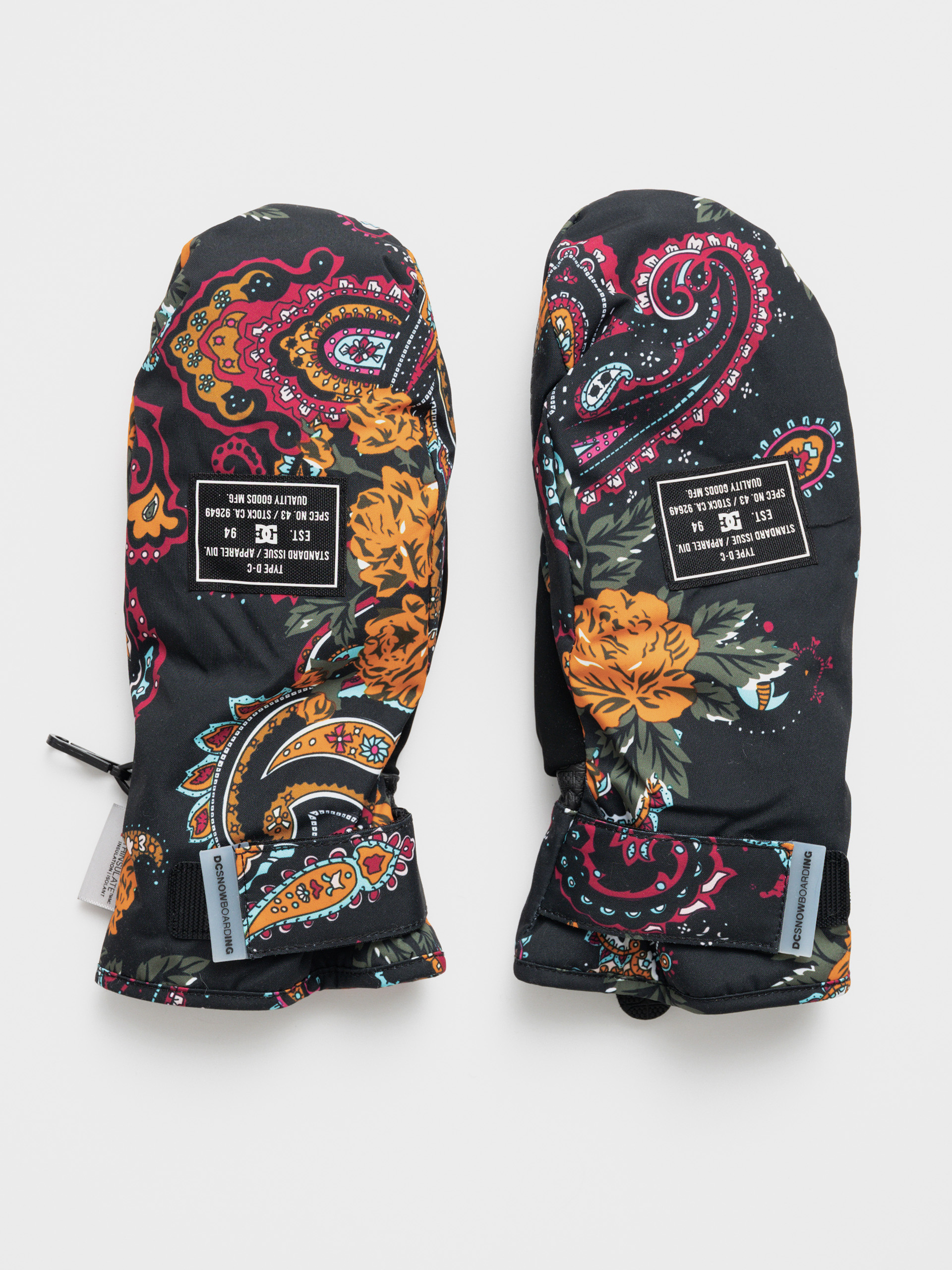 Rukavice DC Franchise Mitt Wmn (paisley black)