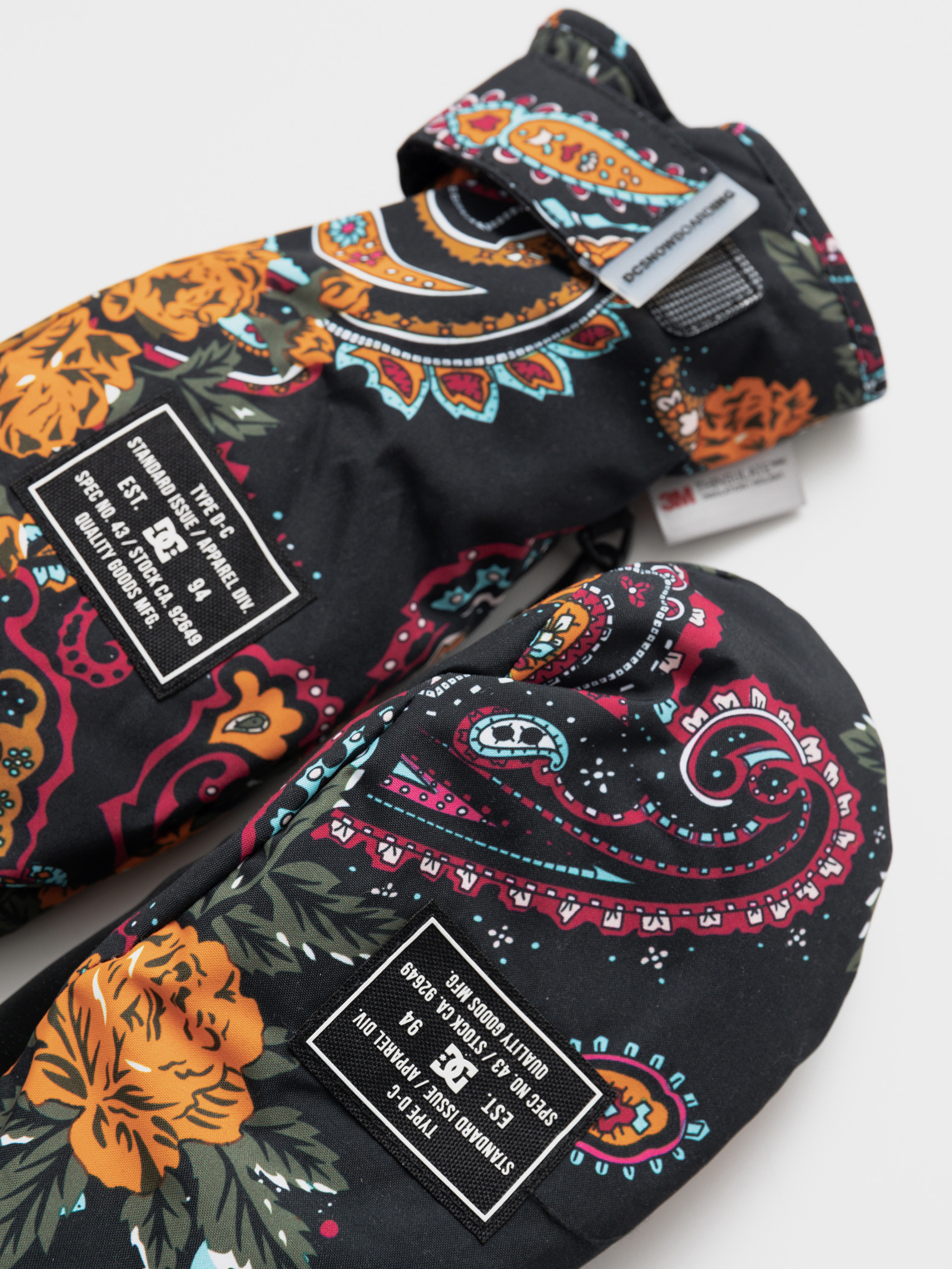 Rukavice DC Franchise Mitt Wmn (paisley black)