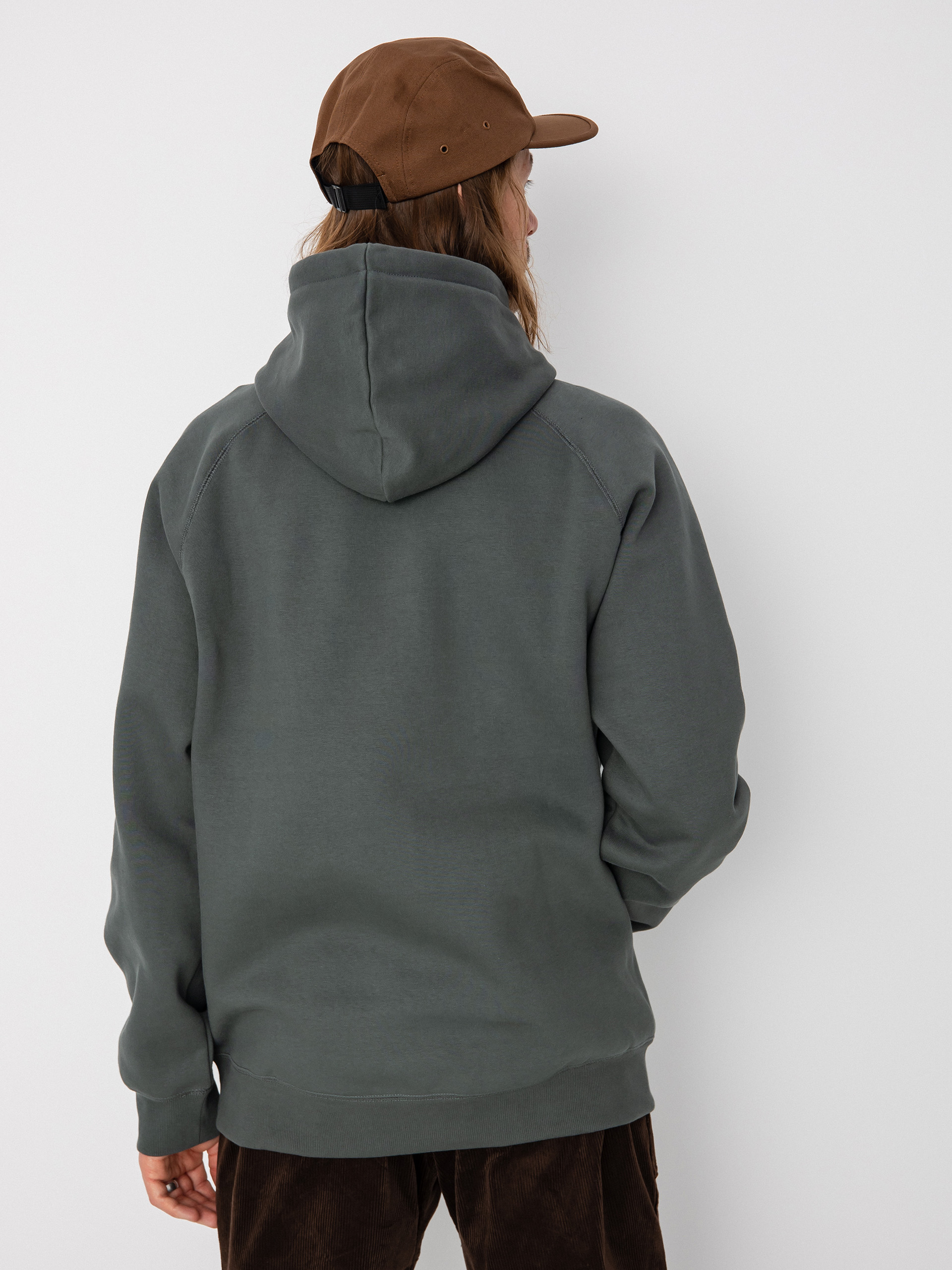 Mikina s kapucí Carhartt WIP Chase HD (jura/gold)