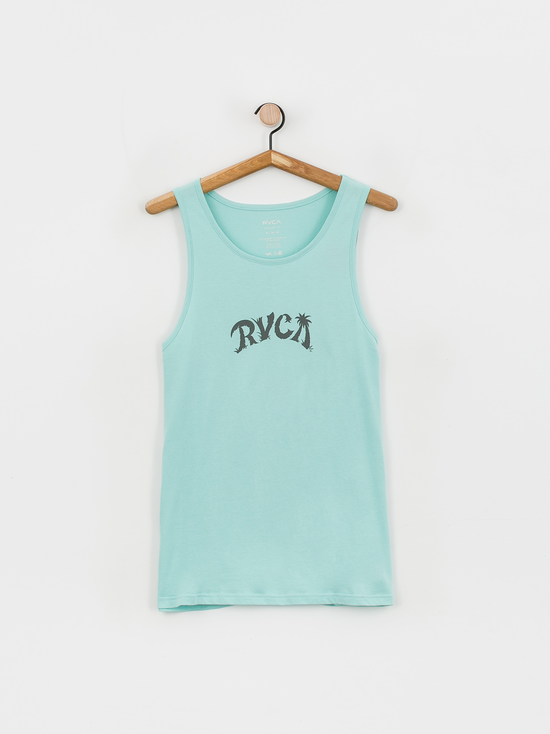 Tričko RVCA Lost Island (aqua haze)
