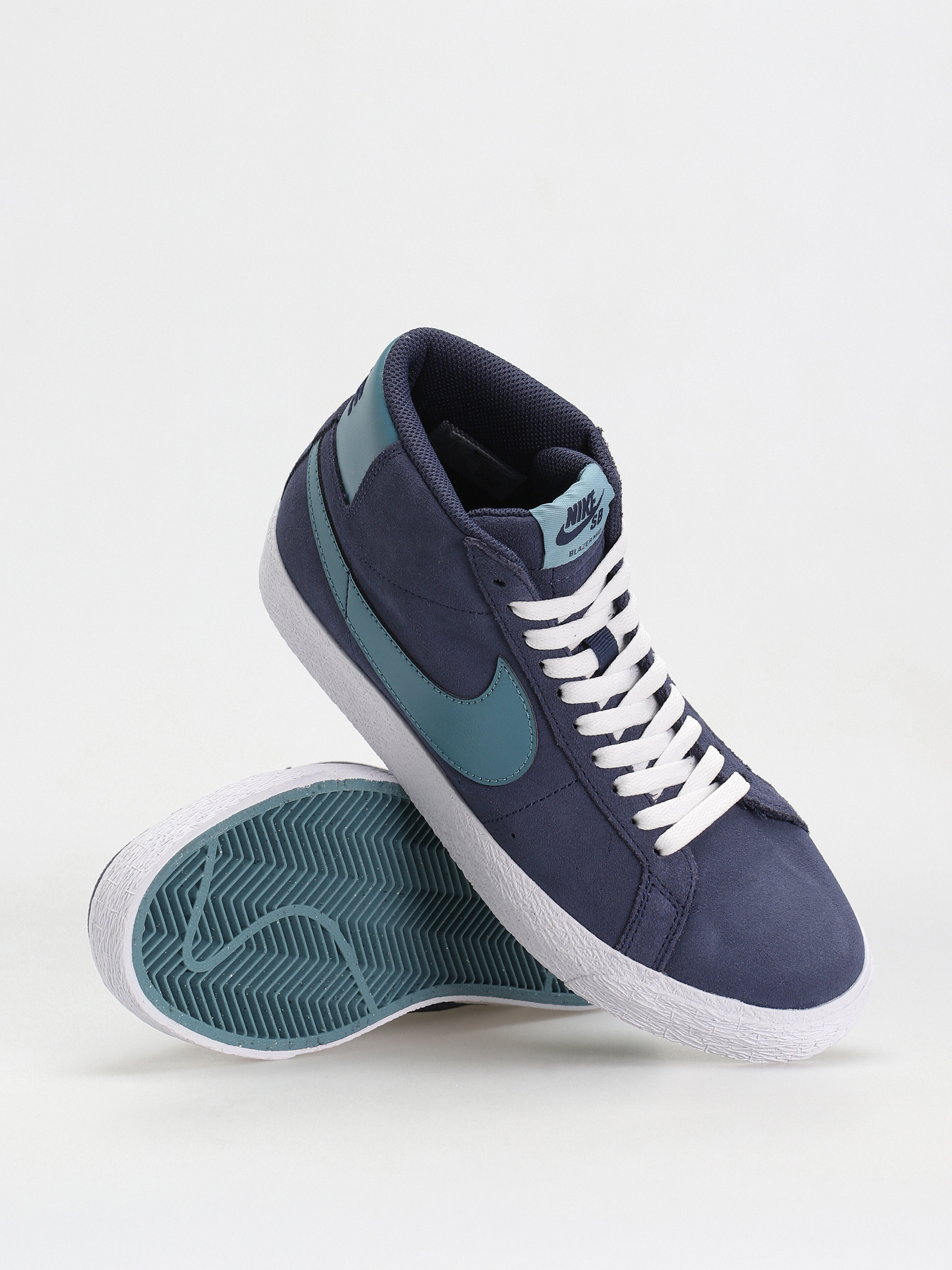 Boty Nike SB Zoom Blazer Mid (midnight navy/noise aqua midnight navy)