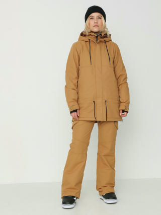 Snowboardová bunda Volcom Paxson 2L Tds Inf Parka Wmn (caramel)