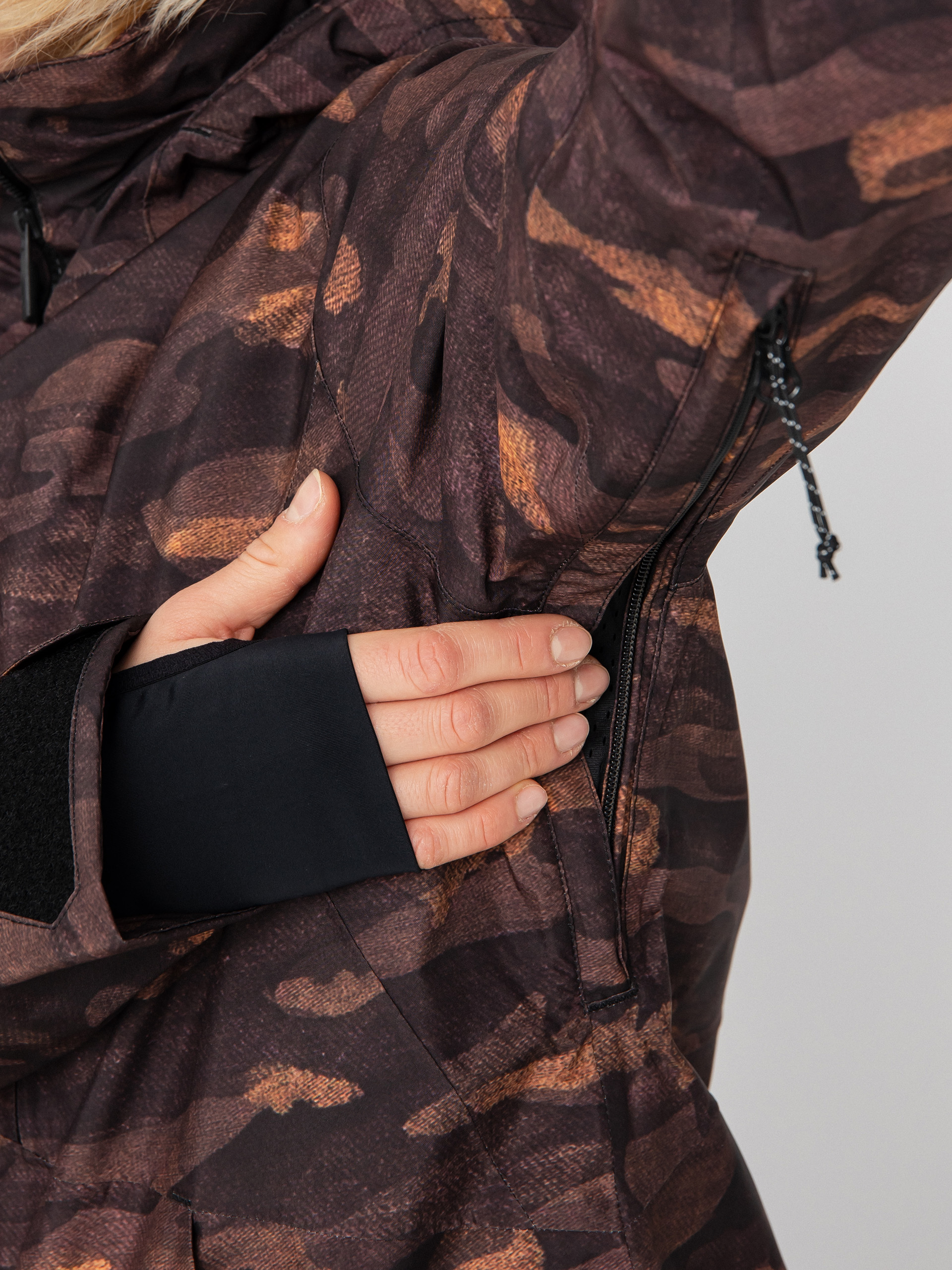 Dámská Snowboardová bunda Volcom 3D Stretch Gore (dusk camo)