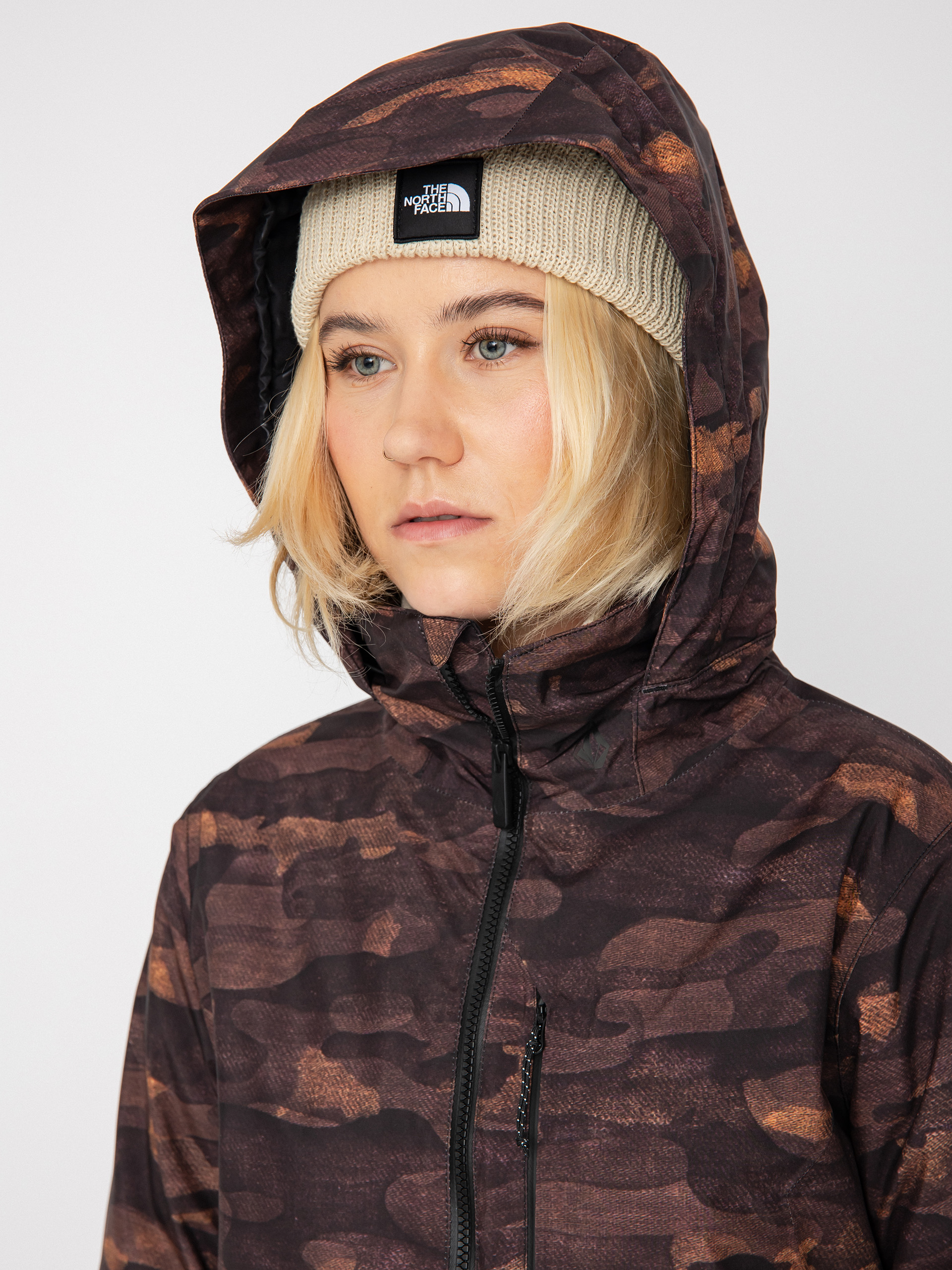 Dámská Snowboardová bunda Volcom 3D Stretch Gore (dusk camo)