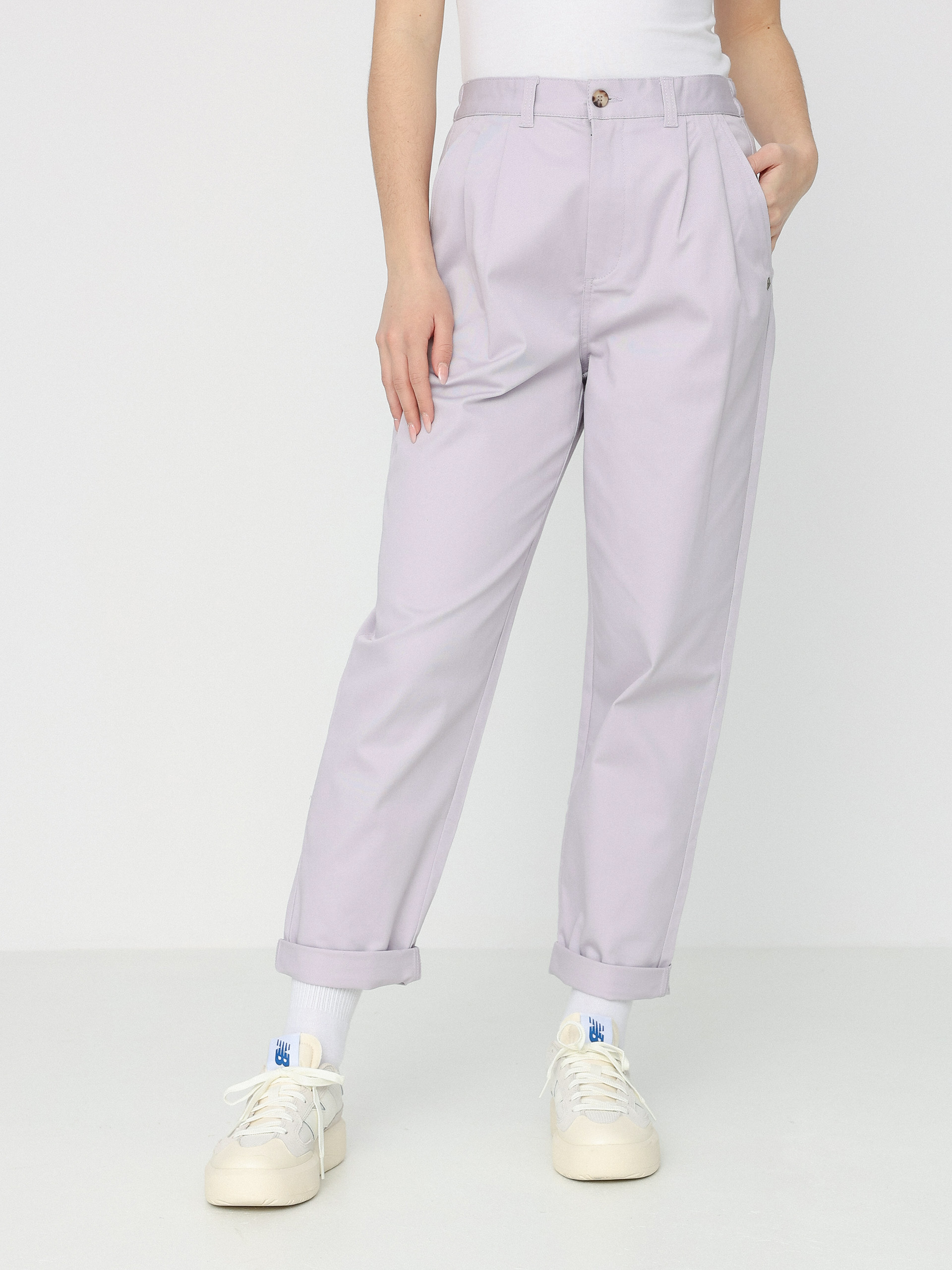 Kalhoty Volcom Frochickie Trouser Wmn (lavender)