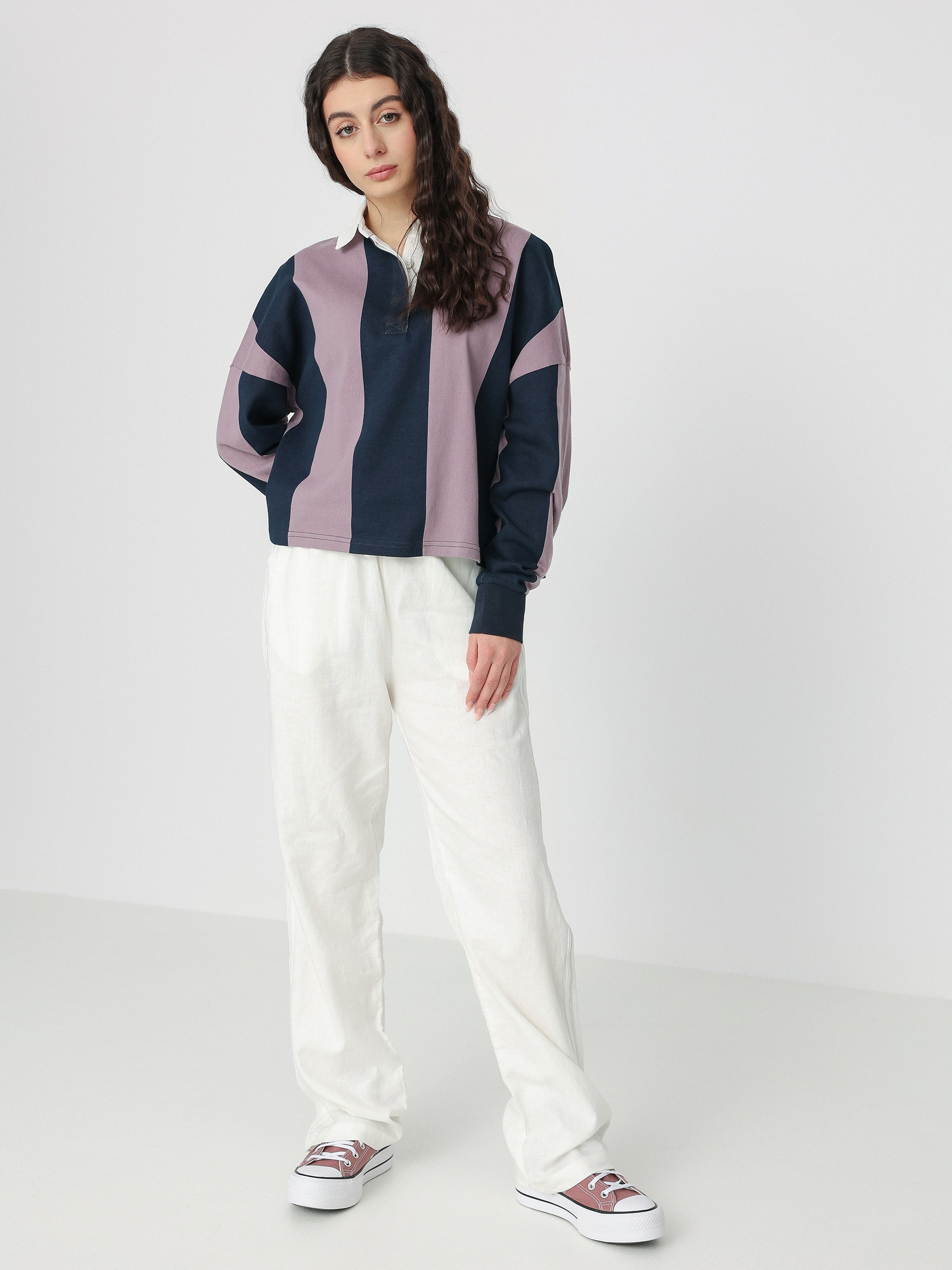 Kalhoty adidas Originals Linen Tp Wmn (nondye)