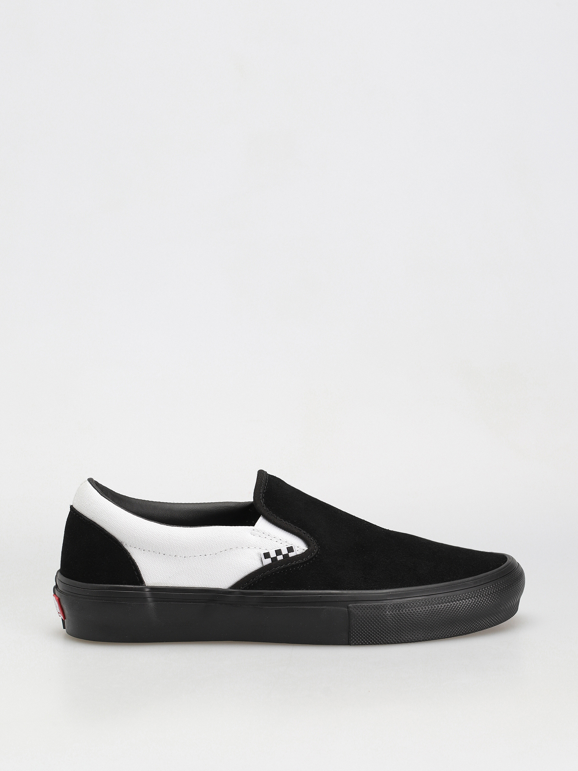 Boty Vans Skate Slip On (black/black/white)