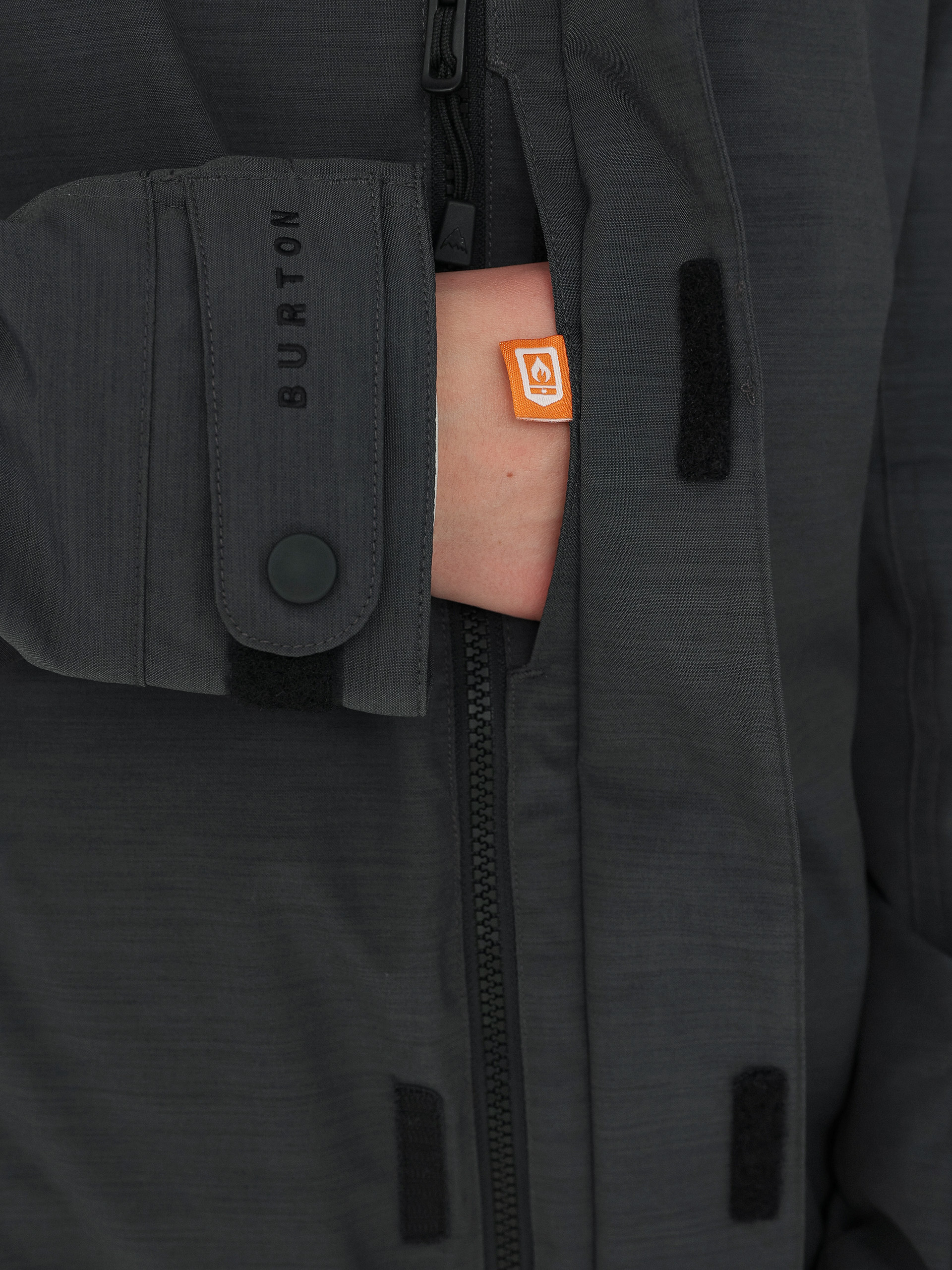 Dámská Snowboardová bunda Burton Jet Set (true black heather)