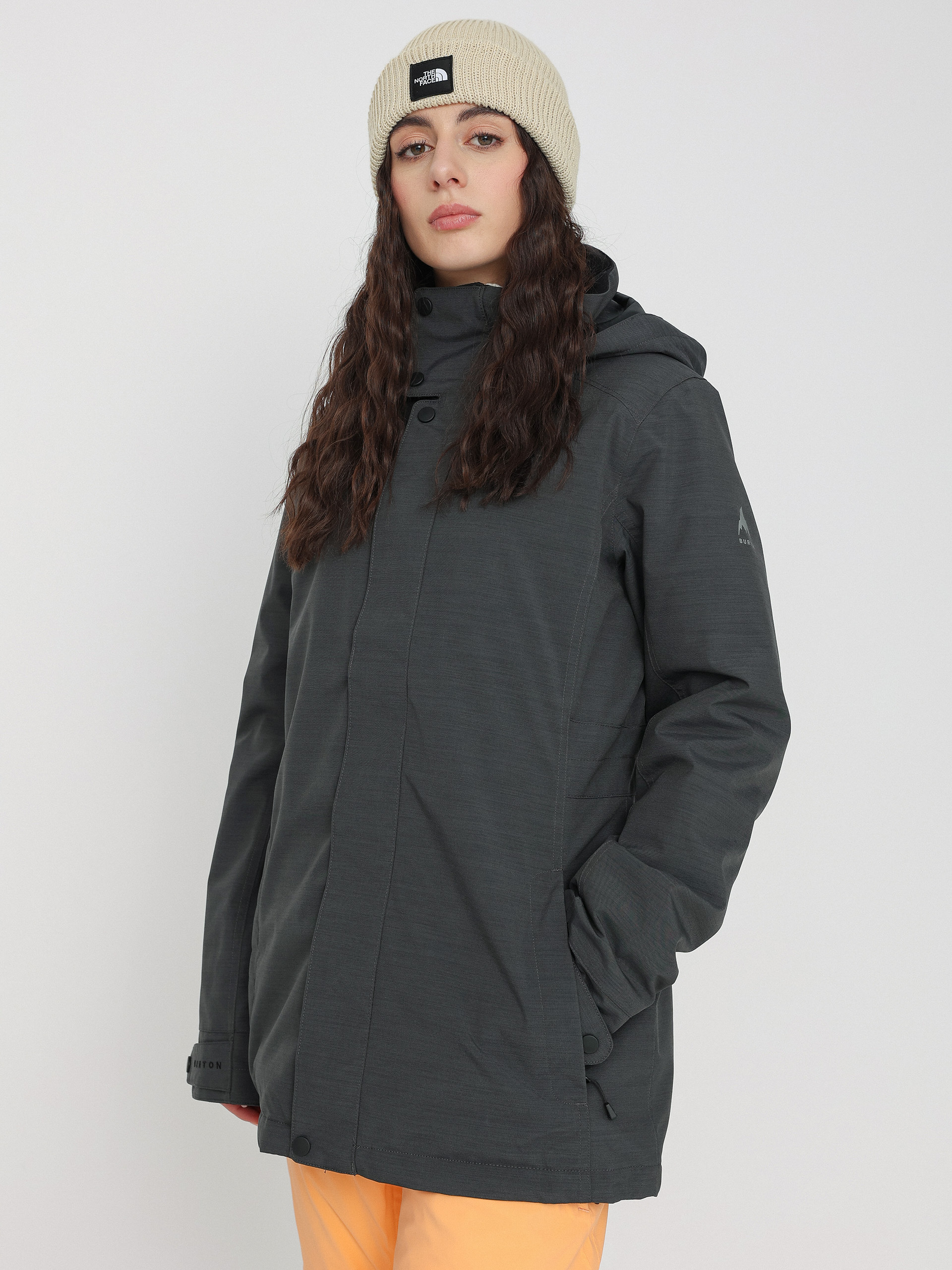 Dámská Snowboardová bunda Burton Jet Set (true black heather)