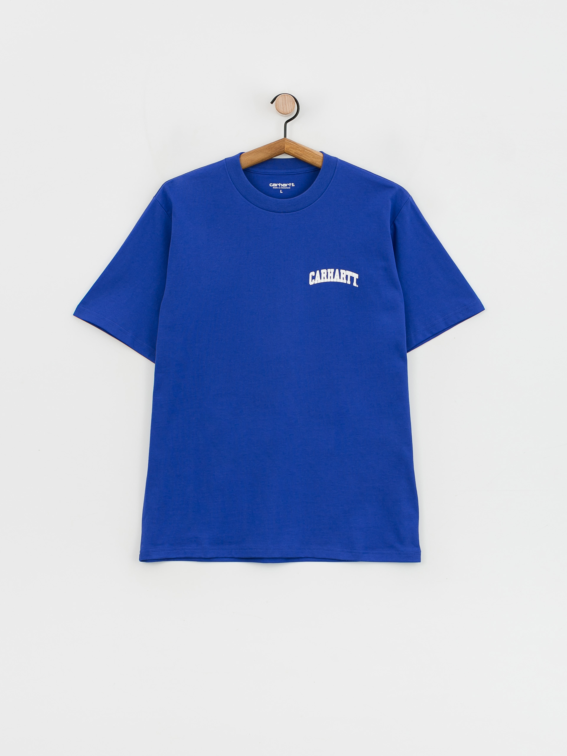 Tričko Carhartt WIP University Script (lazurite/white)