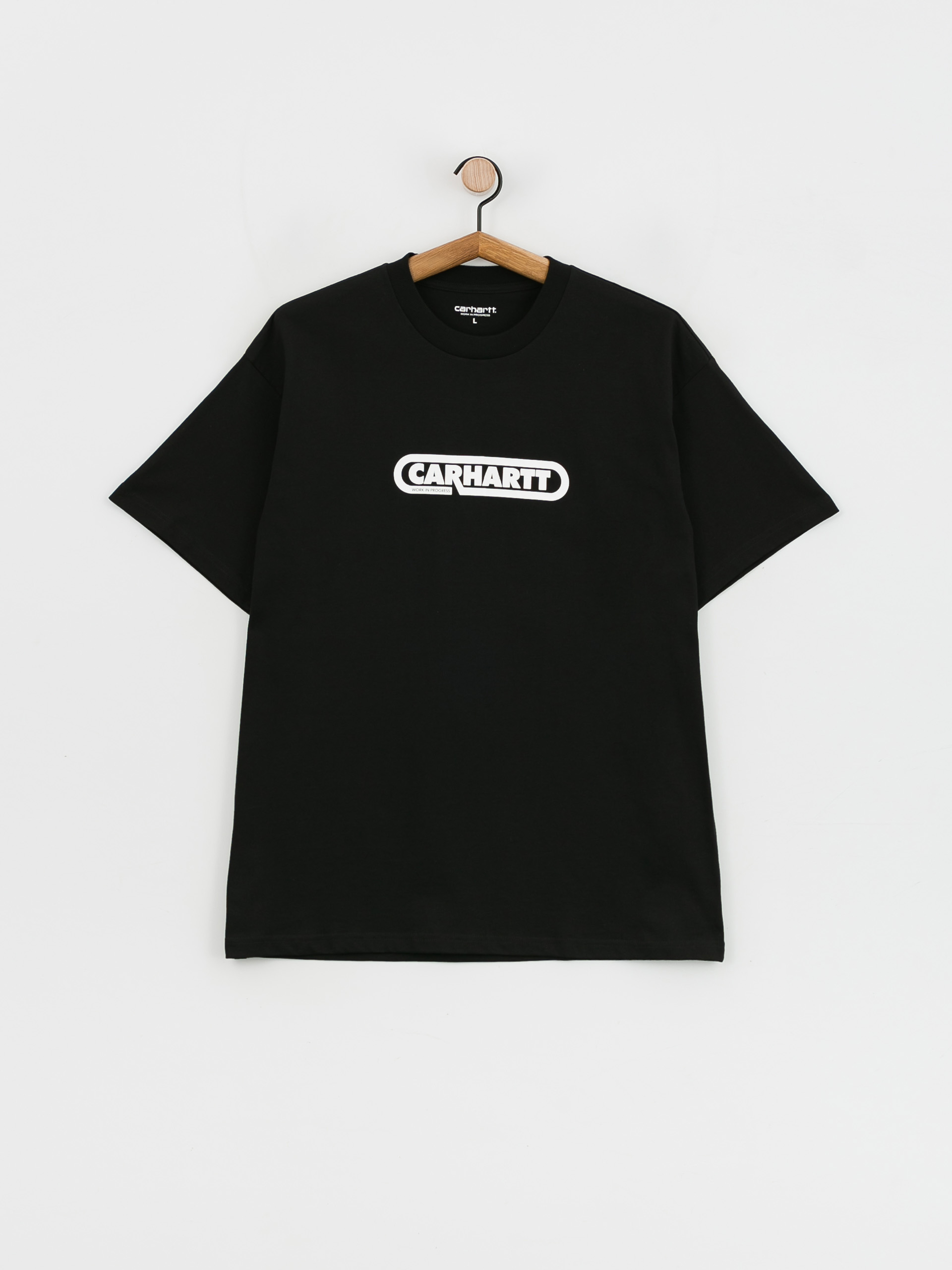 Tričko Carhartt WIP Fuse Script (black/white)