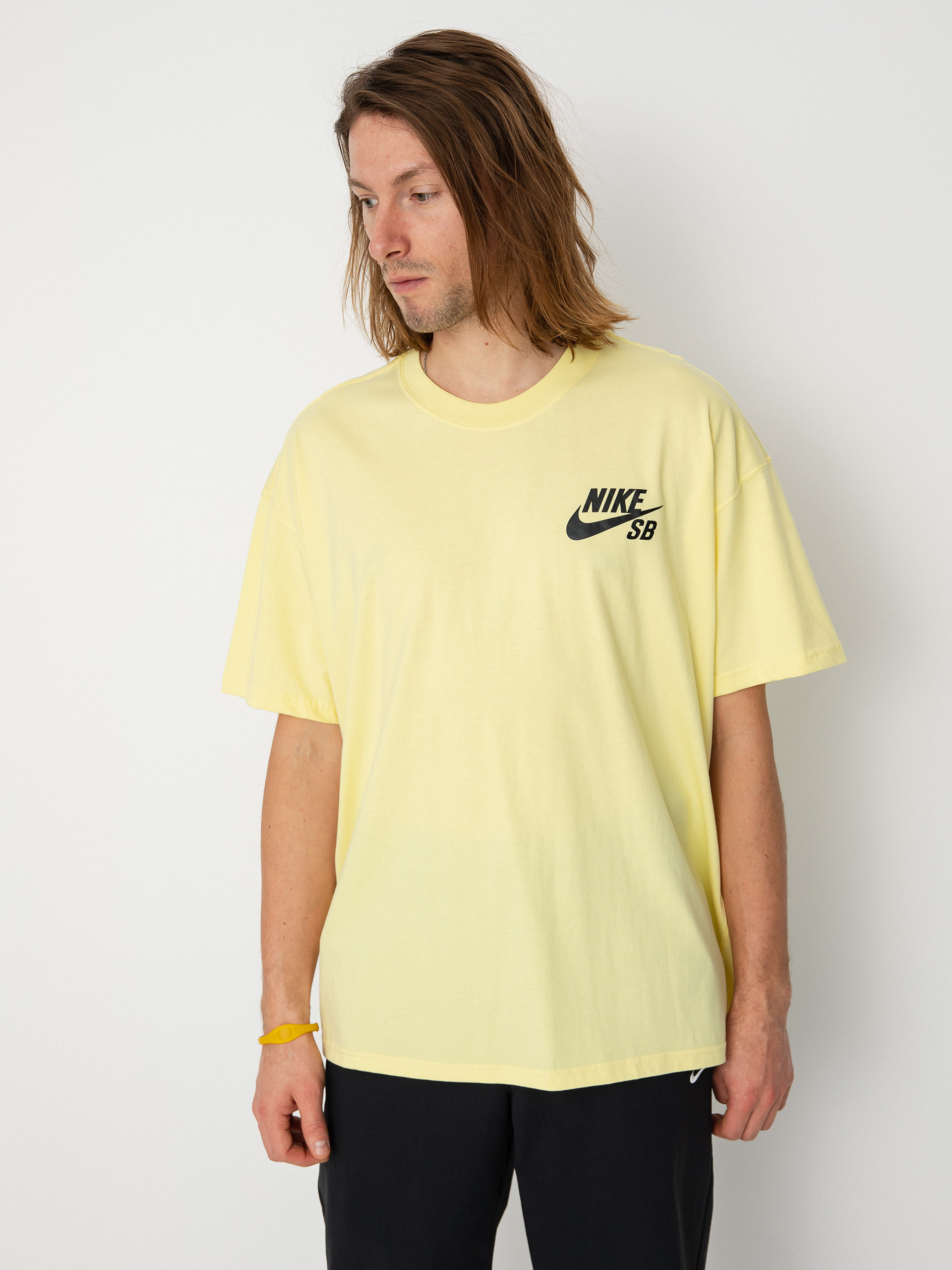 Tričko Nike SB Logo (lemon chiffon)