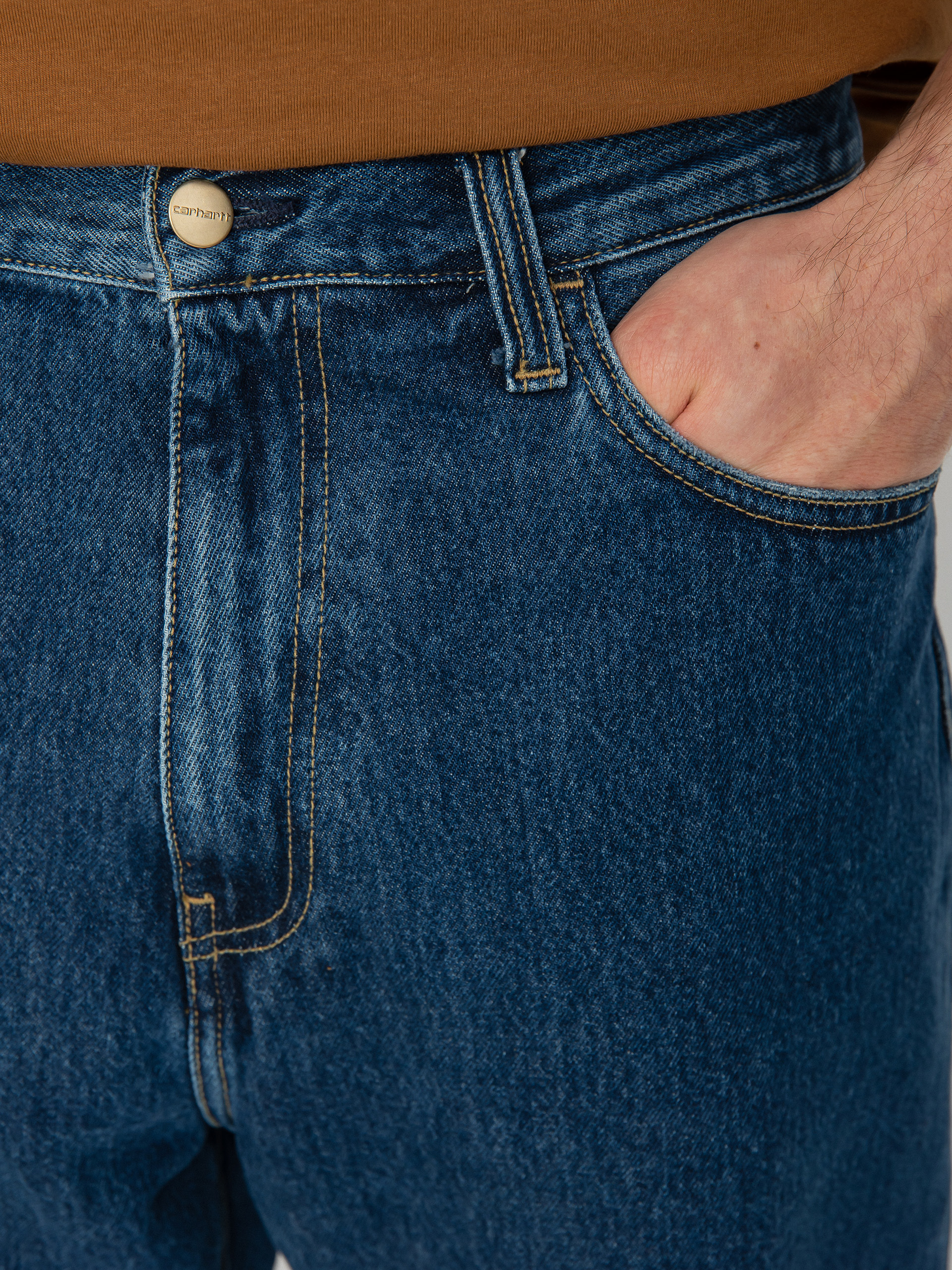 Kalhoty Carhartt WIP Rider (blue)