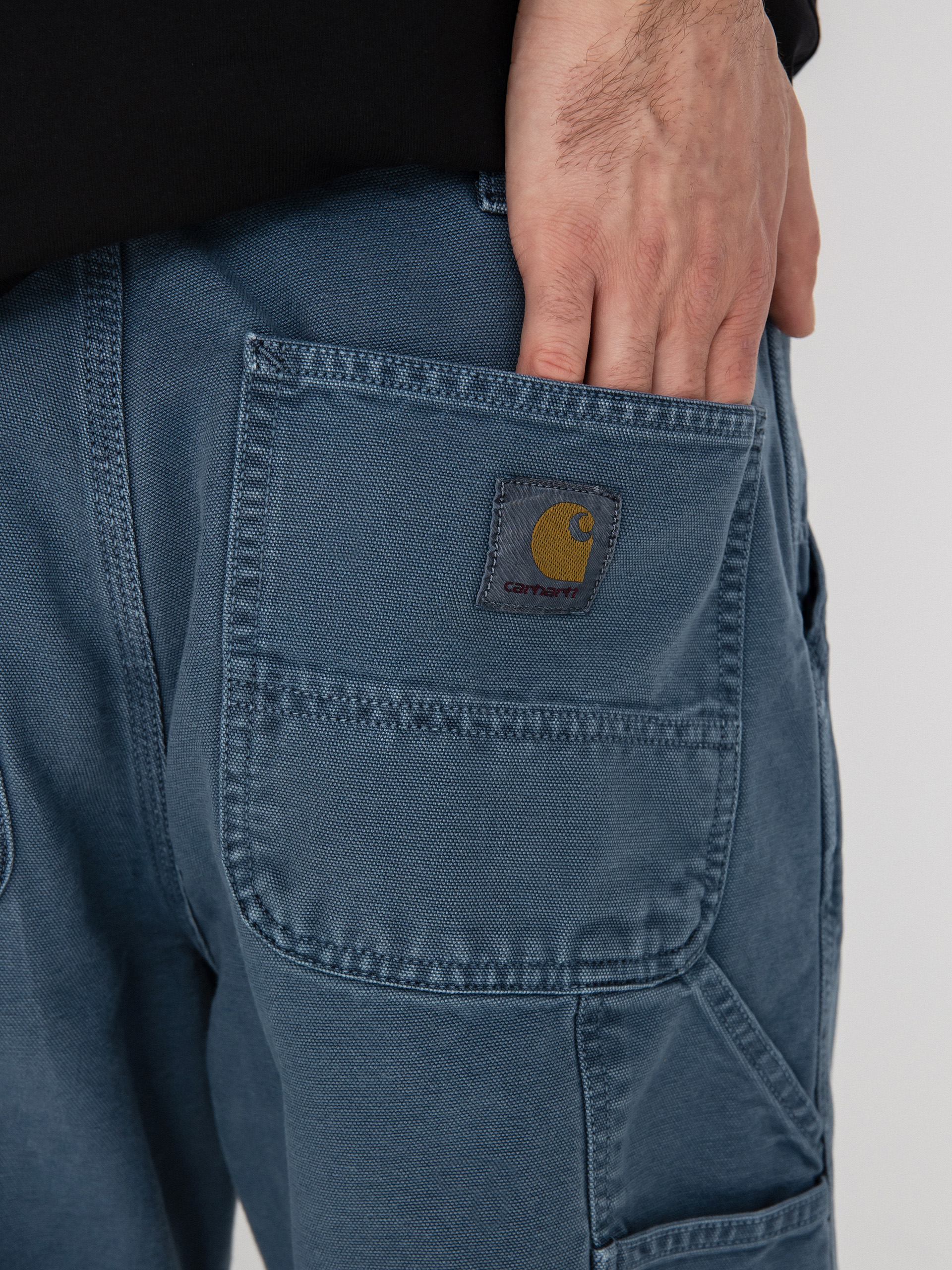 Kalhoty Carhartt WIP Single Knee (storm blue)