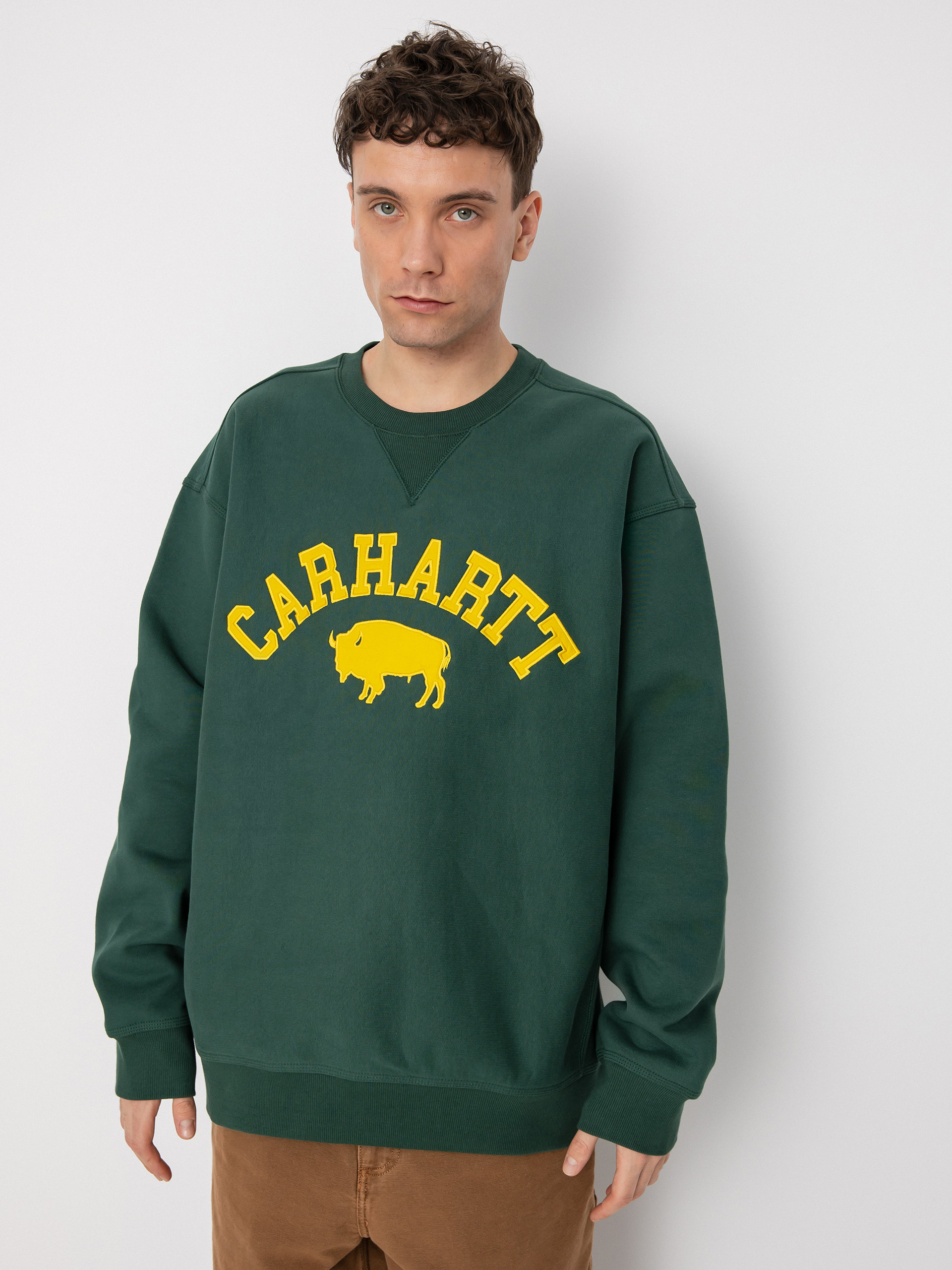 Mikina Carhartt WIP Locker (treehouse/yellow)