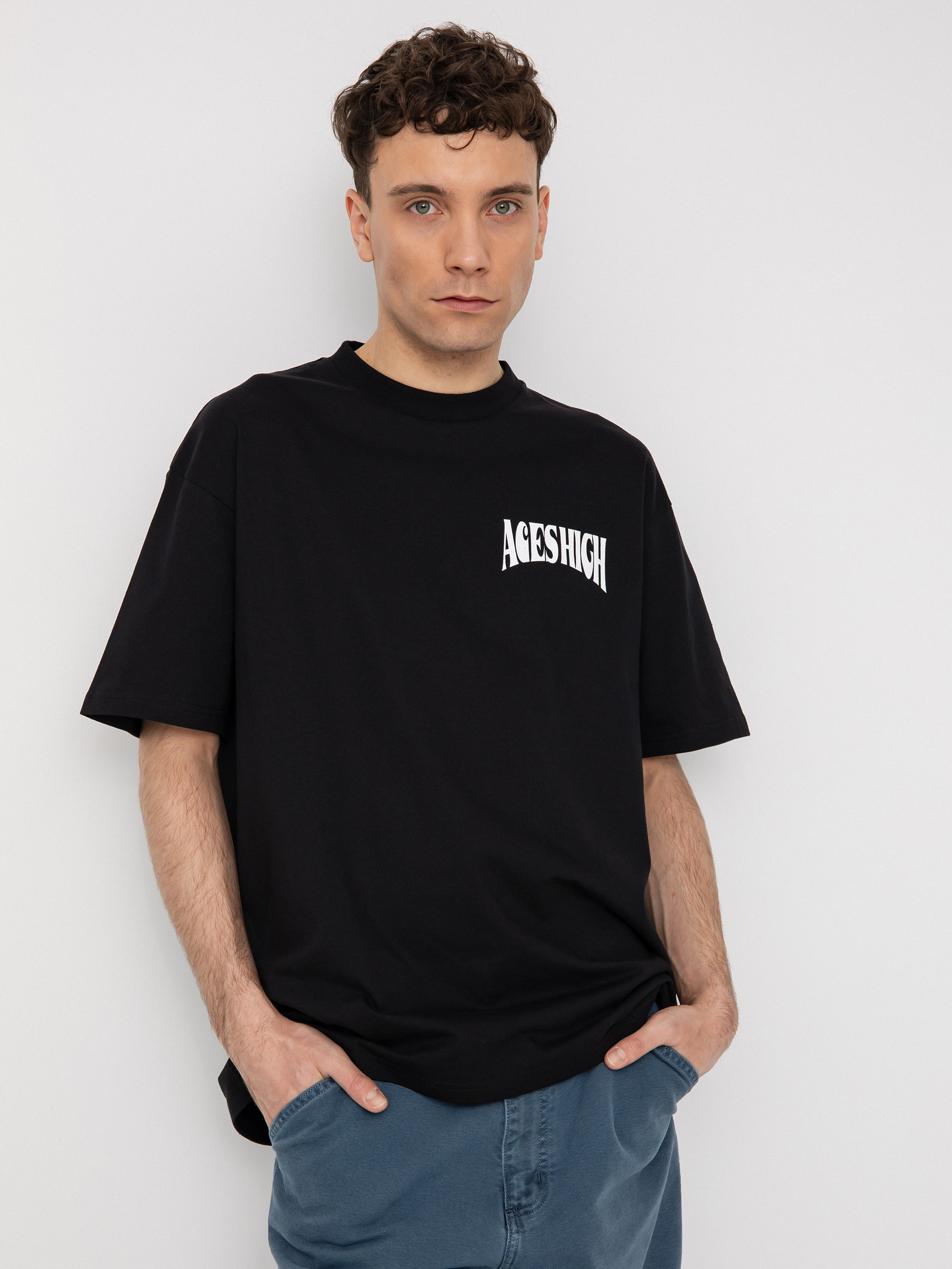 Tričko Carhartt WIP Aces (black/white)