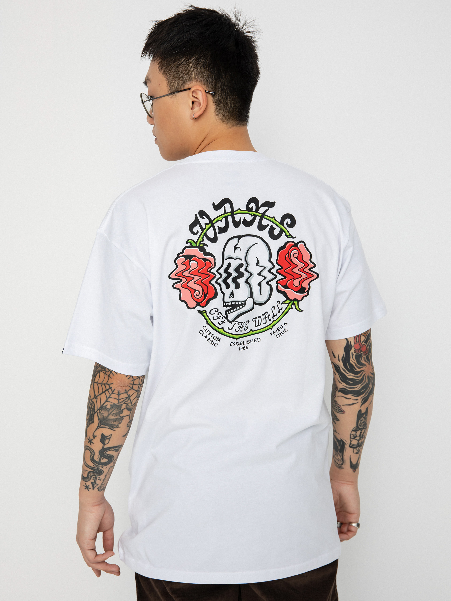 Tričko Vans Shaken Skull (white)