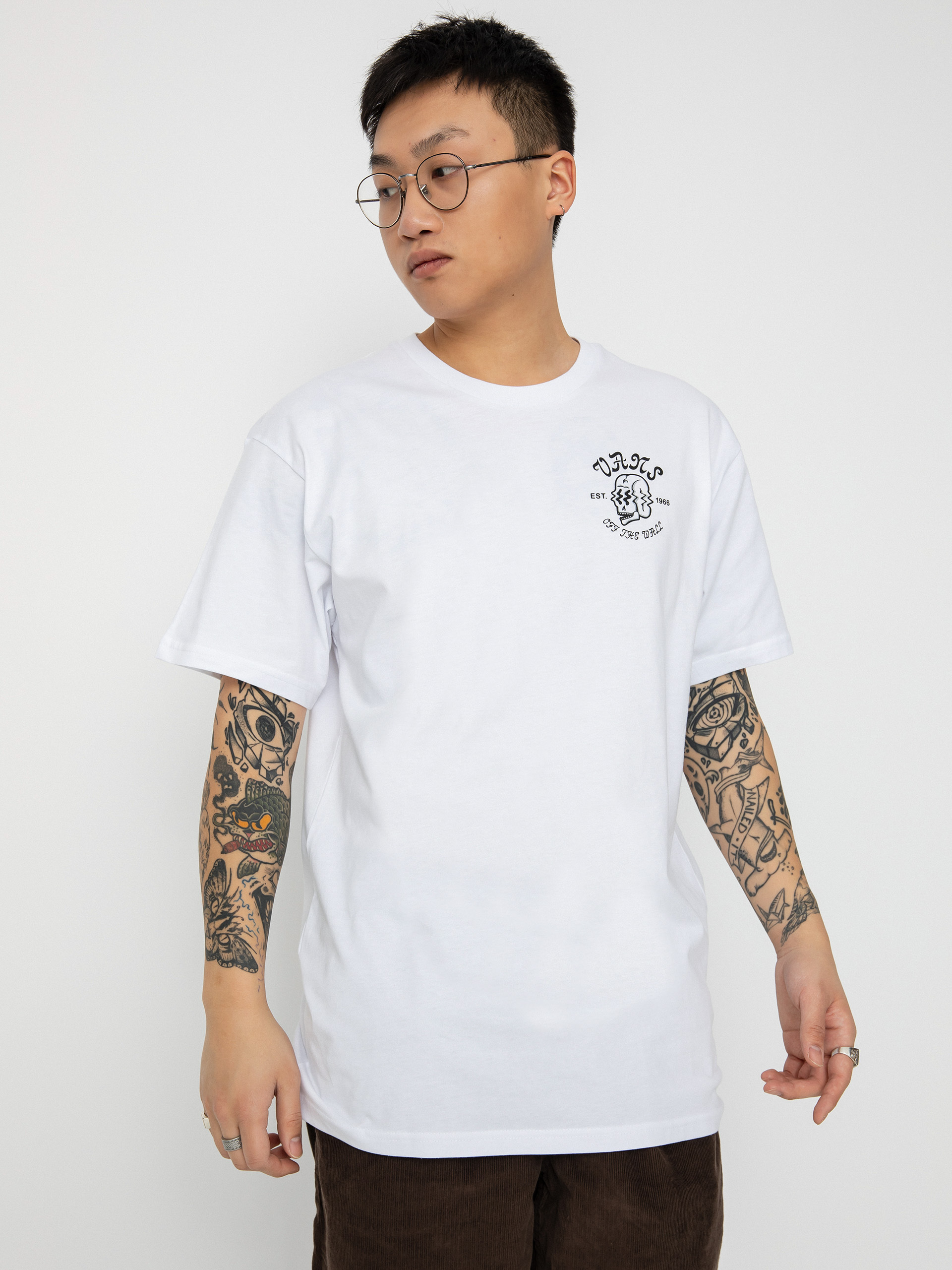 Tričko Vans Shaken Skull (white)