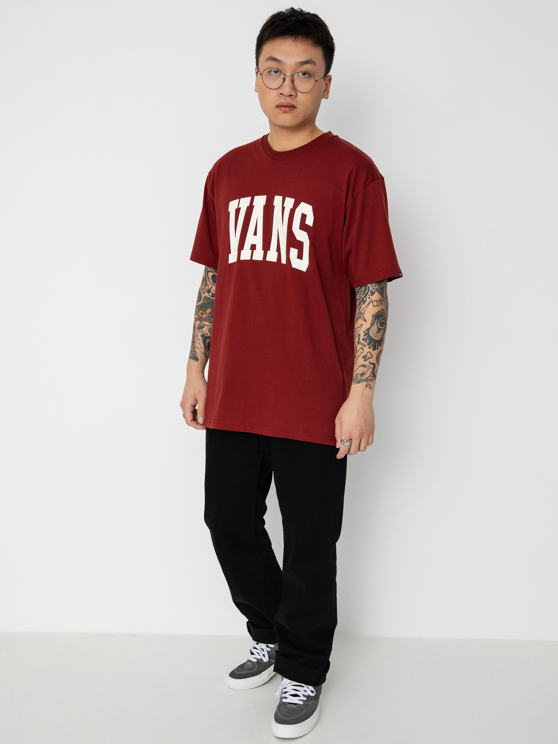 Tričko Vans Varsity Type (syrah)