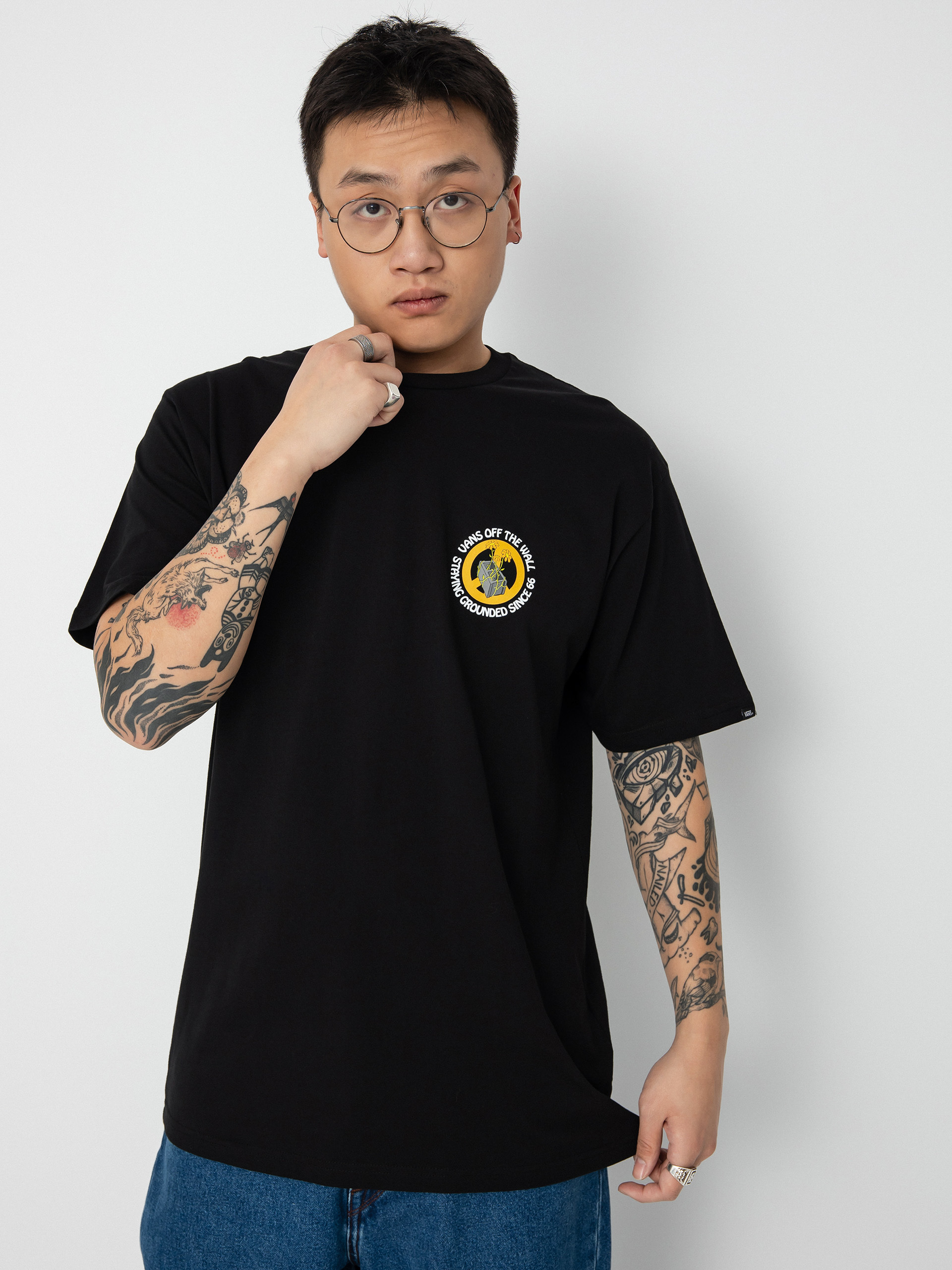 Tričko Vans Staying Grounded (black)