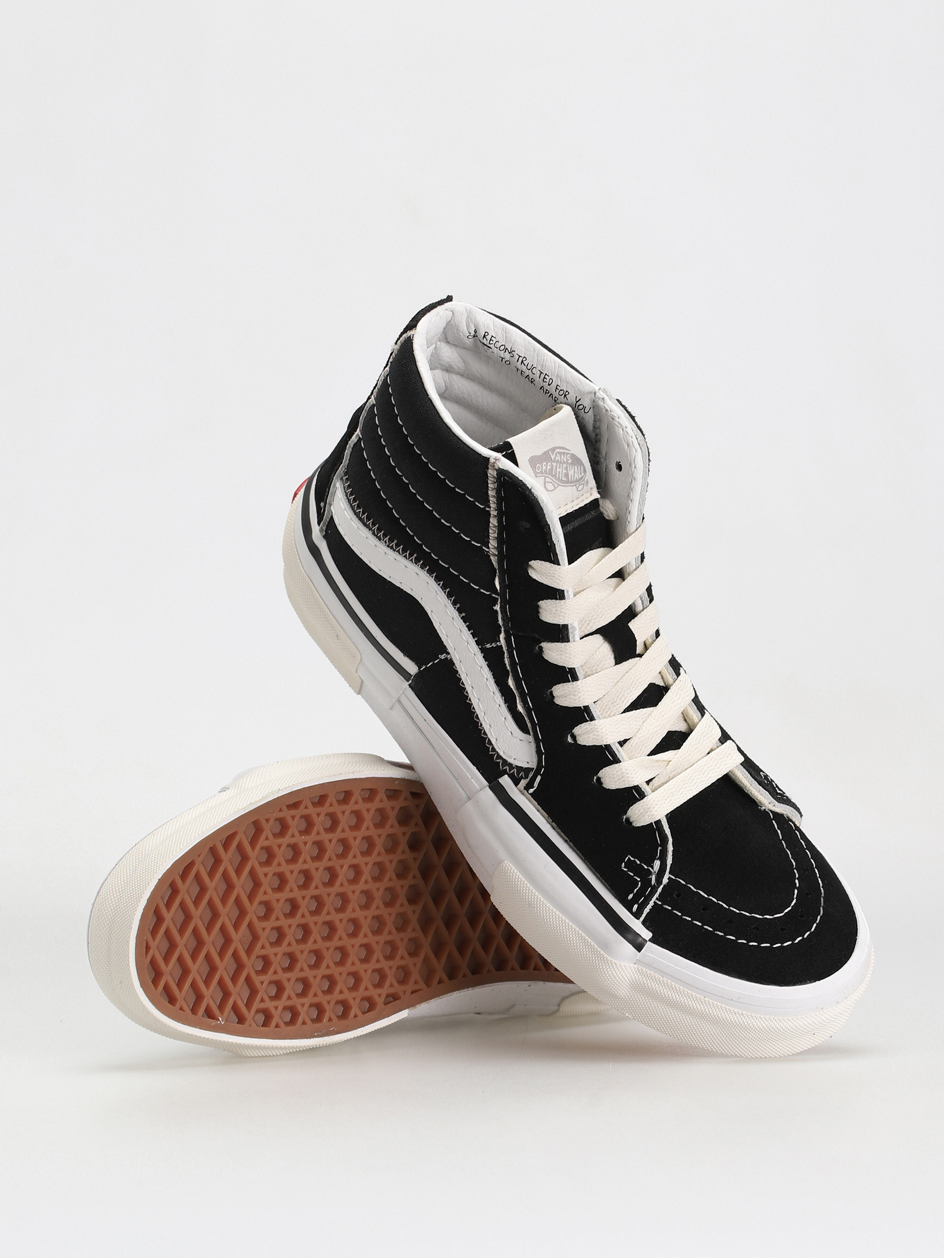 Boty Vans Sk8 Hi Reconstruct (black/true white)