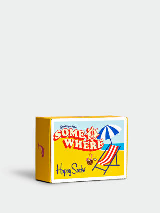 Ponožky Happy Socks 2 Pack Wish You Were Here Gift Set (yellow)