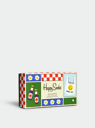 Ponožky Happy Socks 3 Pack Picnic Time Gift Set (beige)