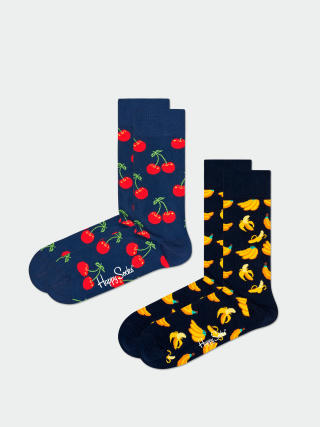 Ponožky Happy Socks 2 Pack Classic Cherry (navy)