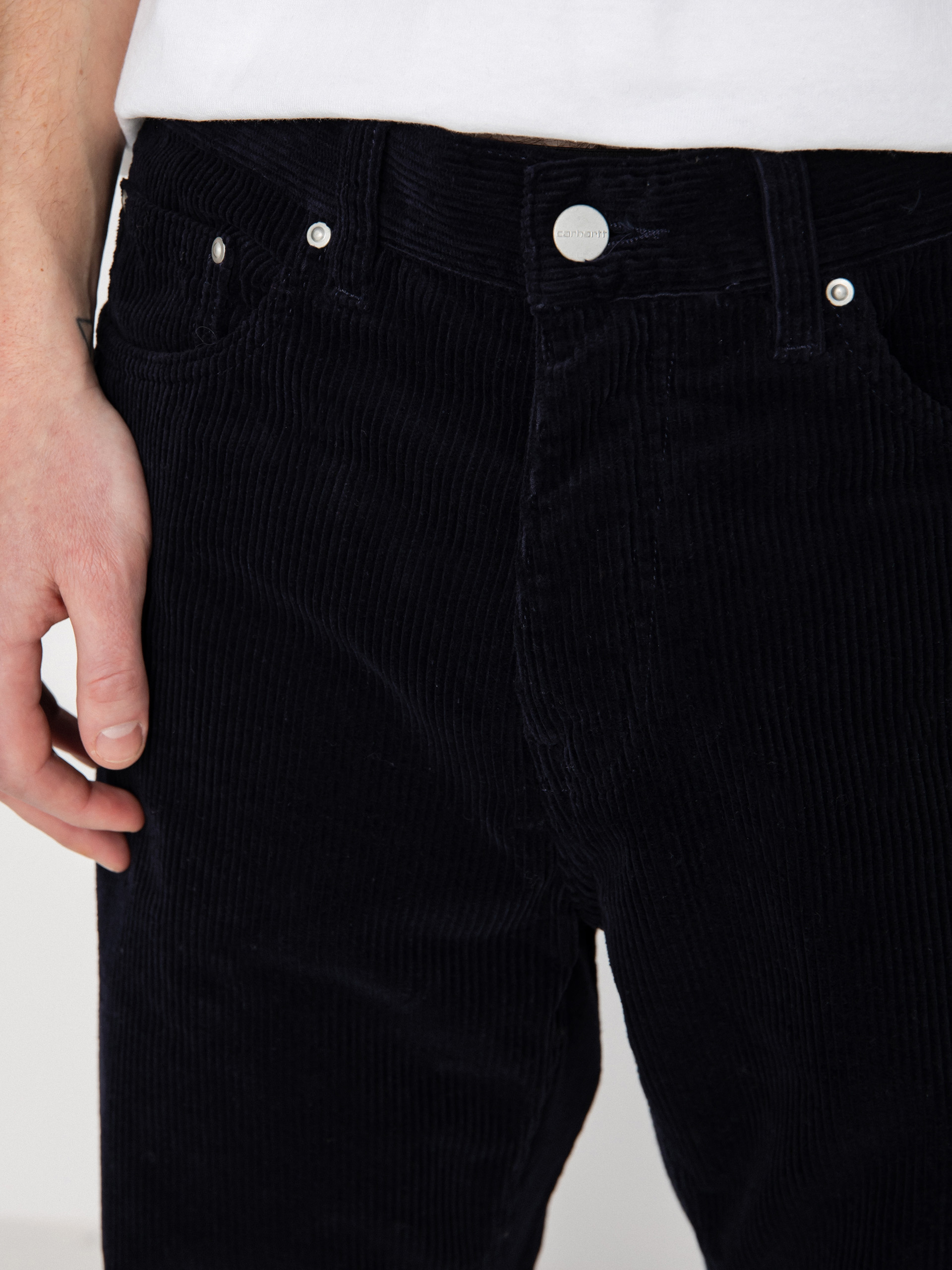 Kalhoty Carhartt WIP Newel (dark navy)
