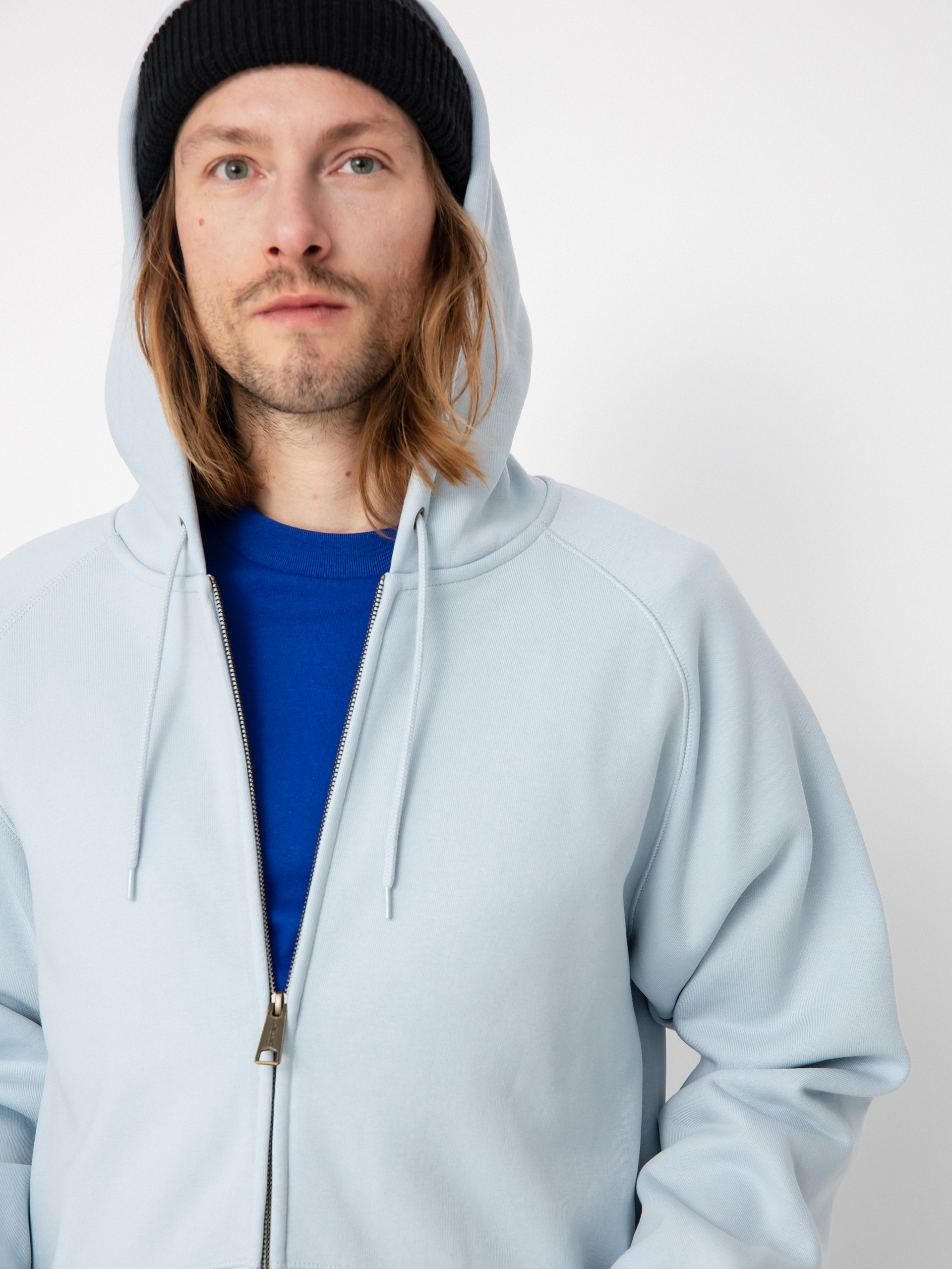 Mikina s kapucí Carhartt WIP Chase ZHD (icarus/gold)