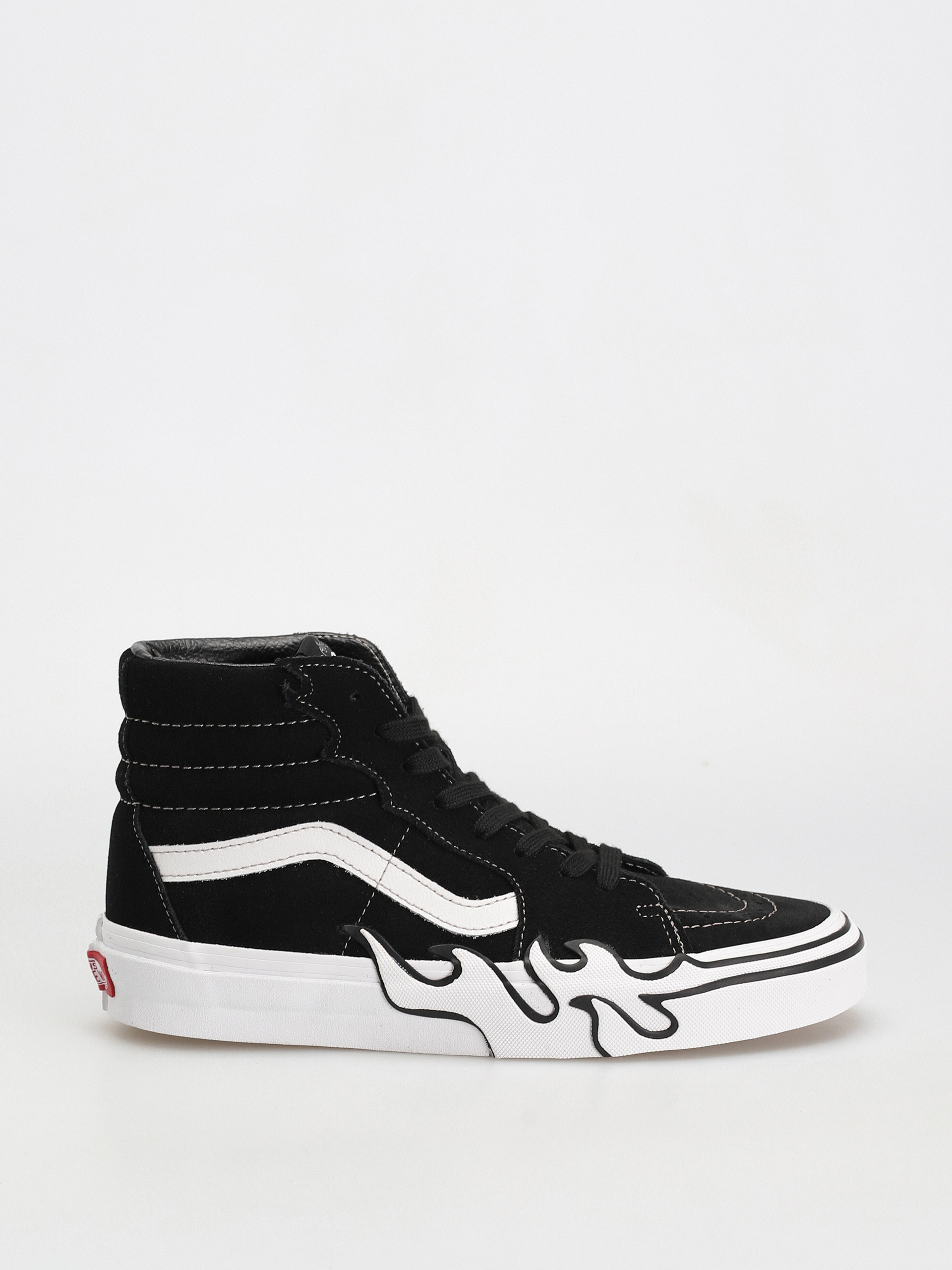 Boty Vans Sk8 Hi Flame (suede black/white)