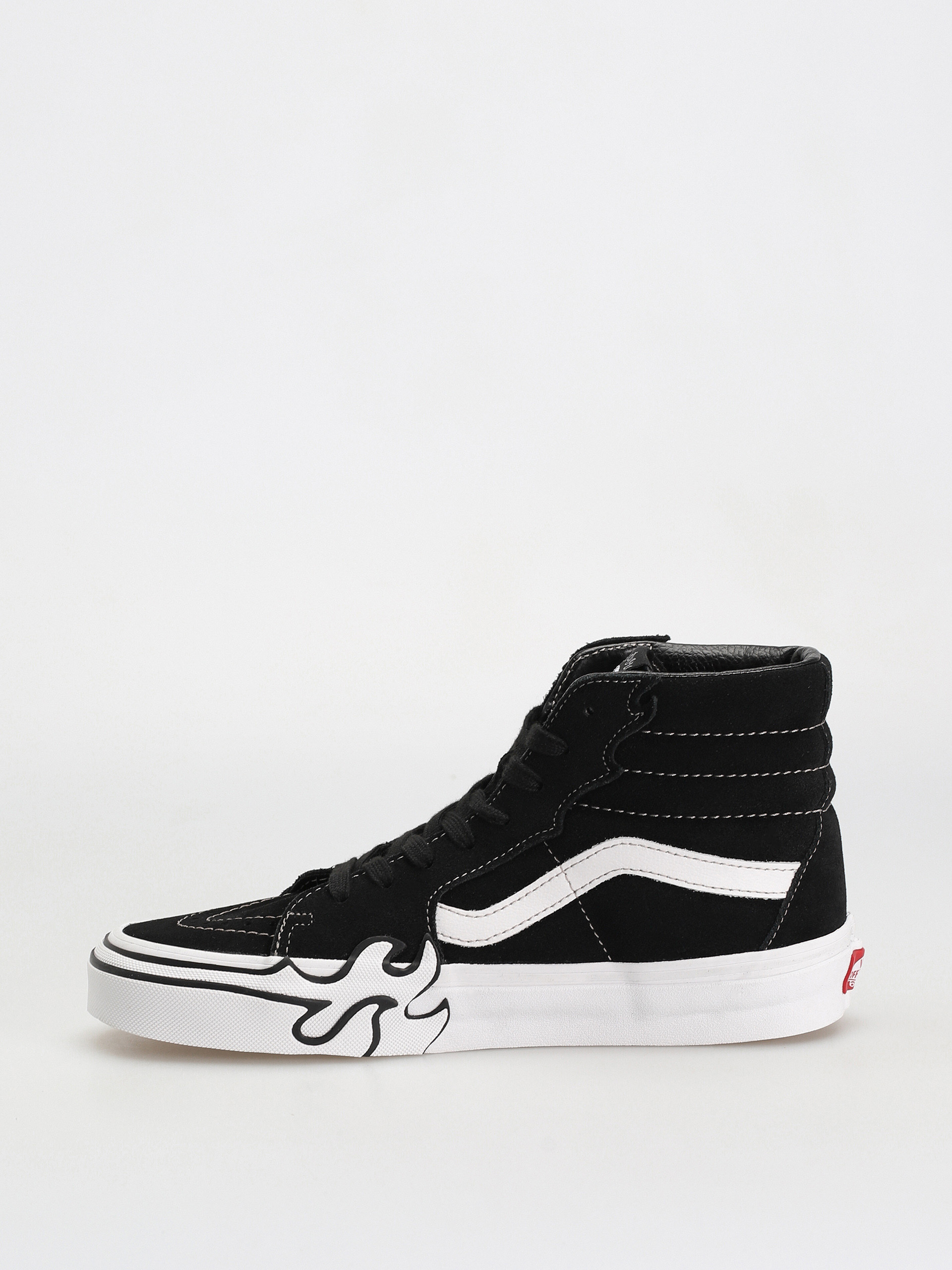 Boty Vans Sk8 Hi Flame (suede black/white)