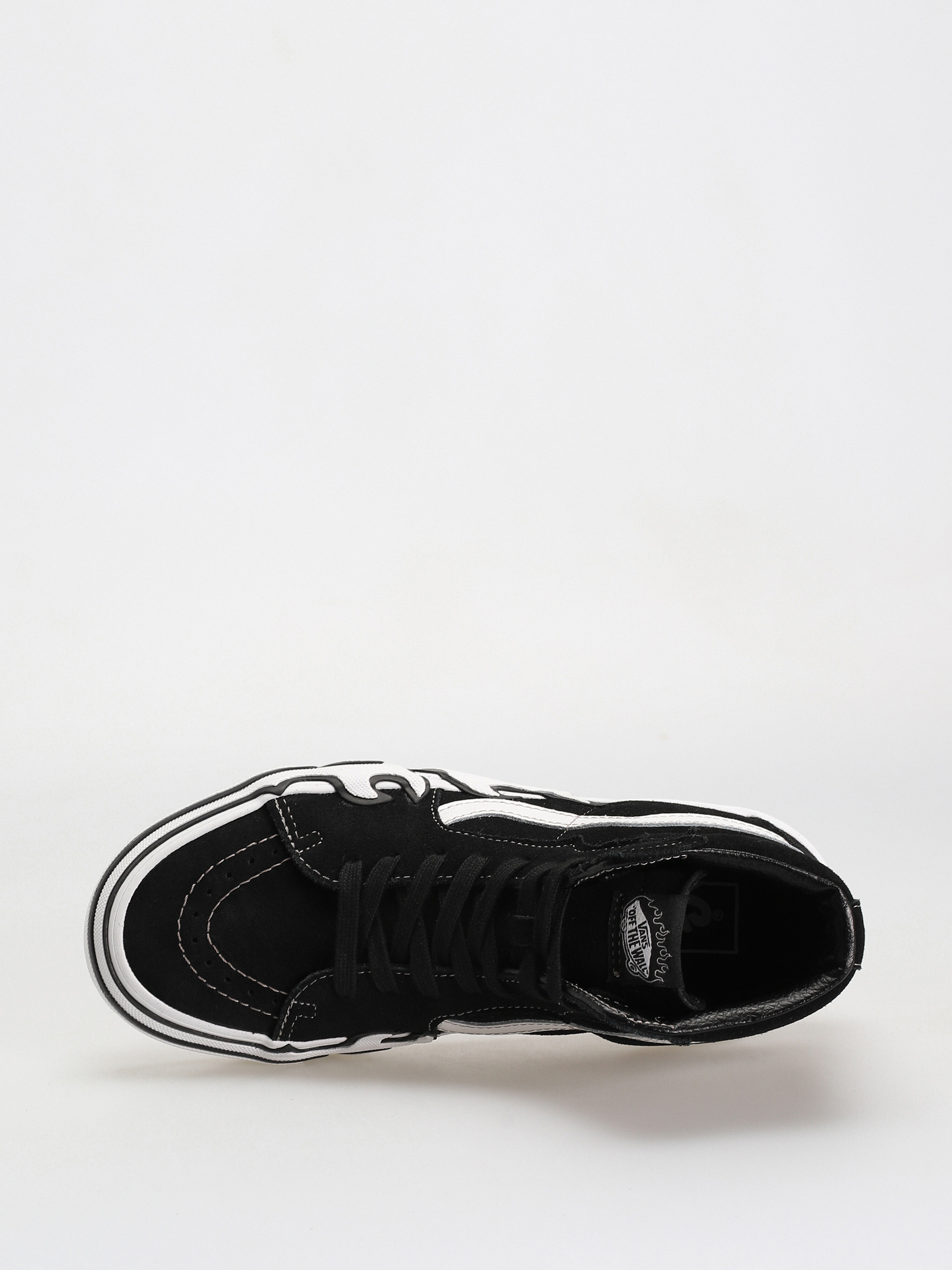 Boty Vans Sk8 Hi Flame (suede black/white)