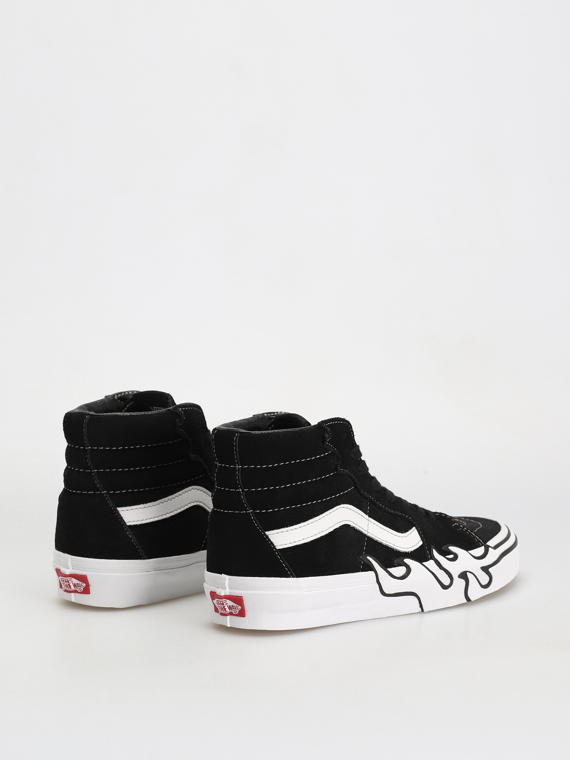 Boty Vans Sk8 Hi Flame (suede black/white)